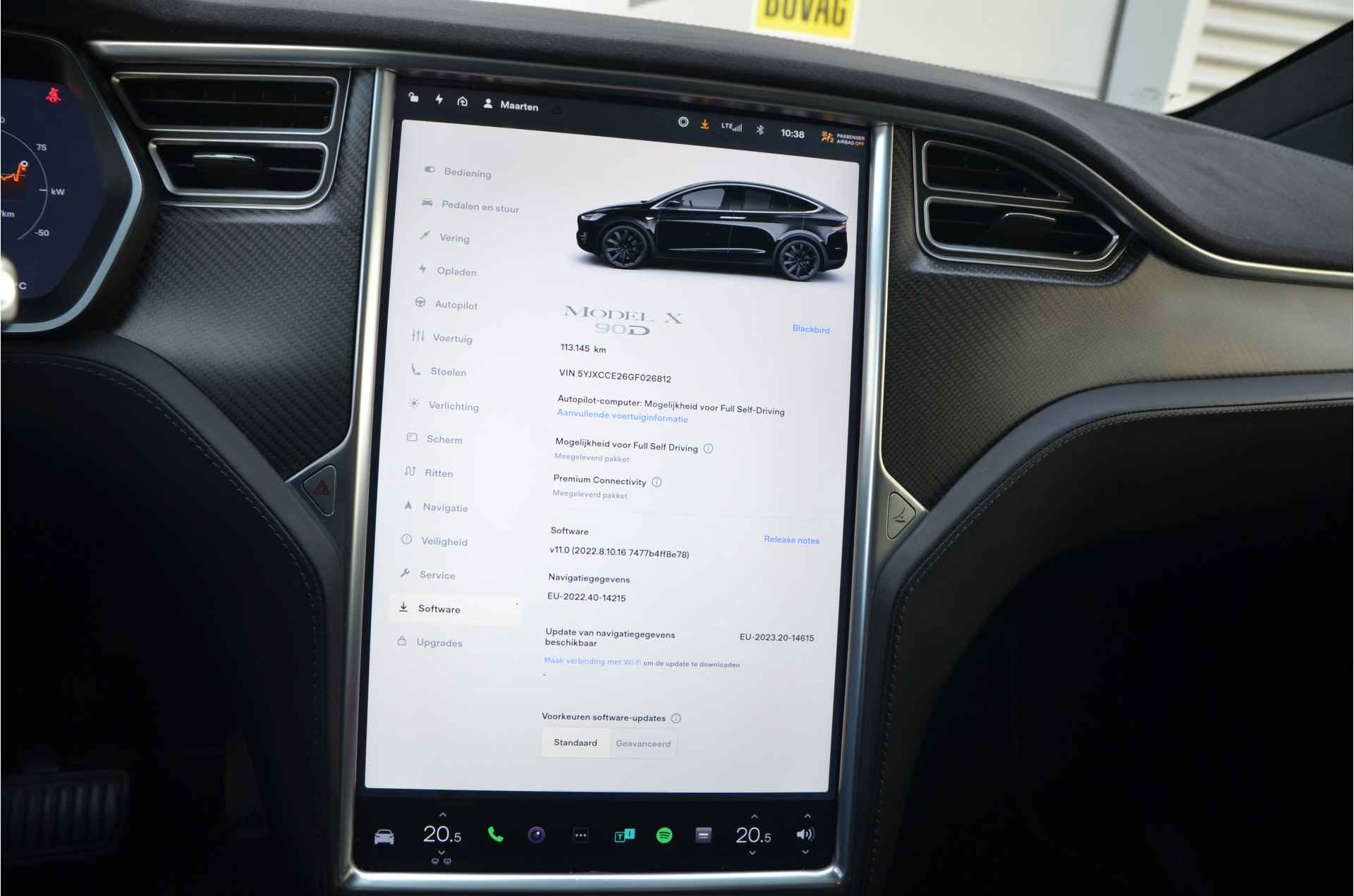 Tesla Model X 90D (4x4) 6p. MCU2, AutoPilot3.0+FSD (twv 7.500,-) Free SuperCharge, MARGE - 26/35