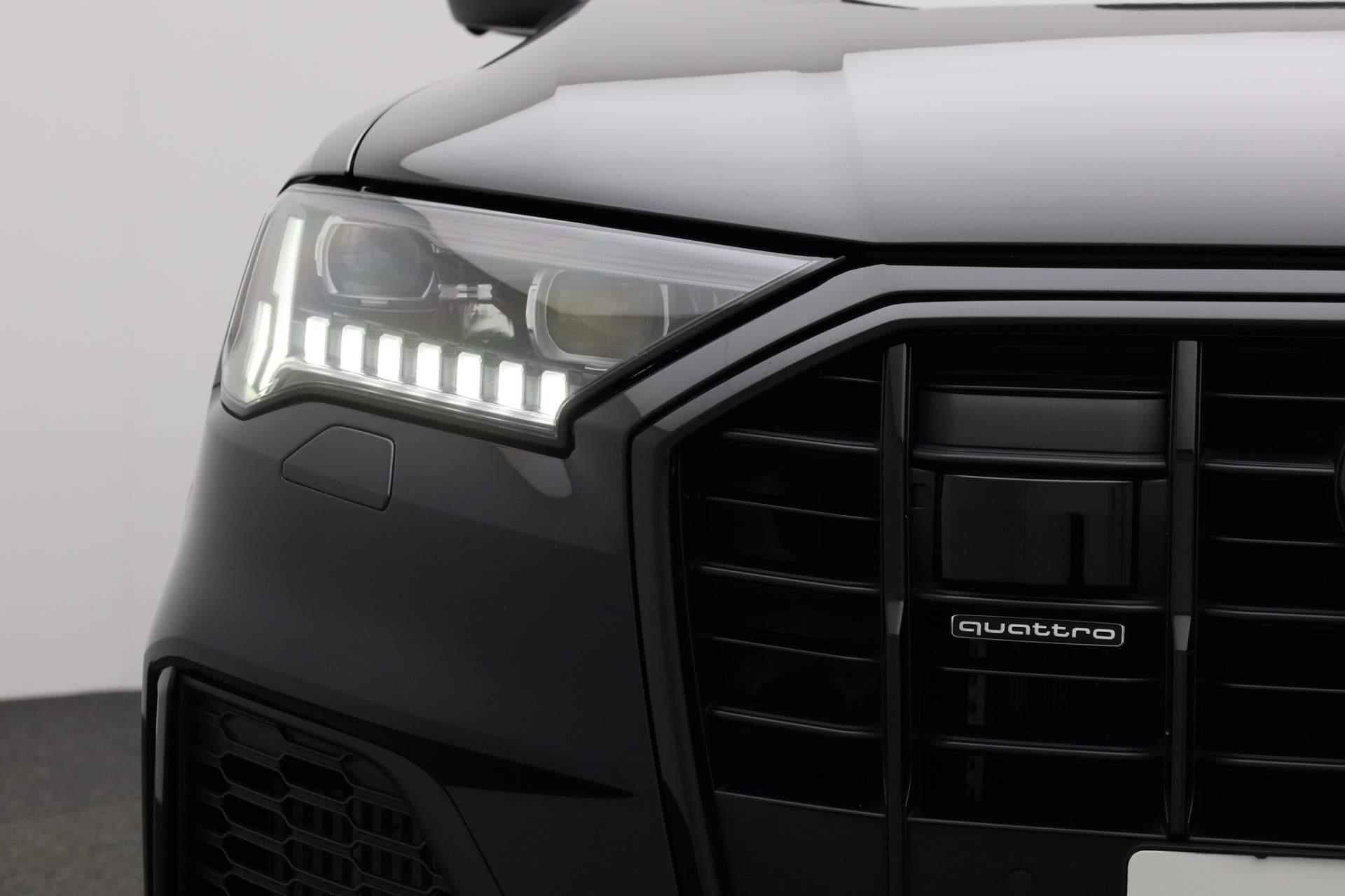 Audi Q7 55 TFSI e 381PK tiptronic quattro Pro Line S | Pano | Trekhaak | 360 camera | HUD | Laser LED | 22 inch | Keyless | Zwart optiek - 10/57