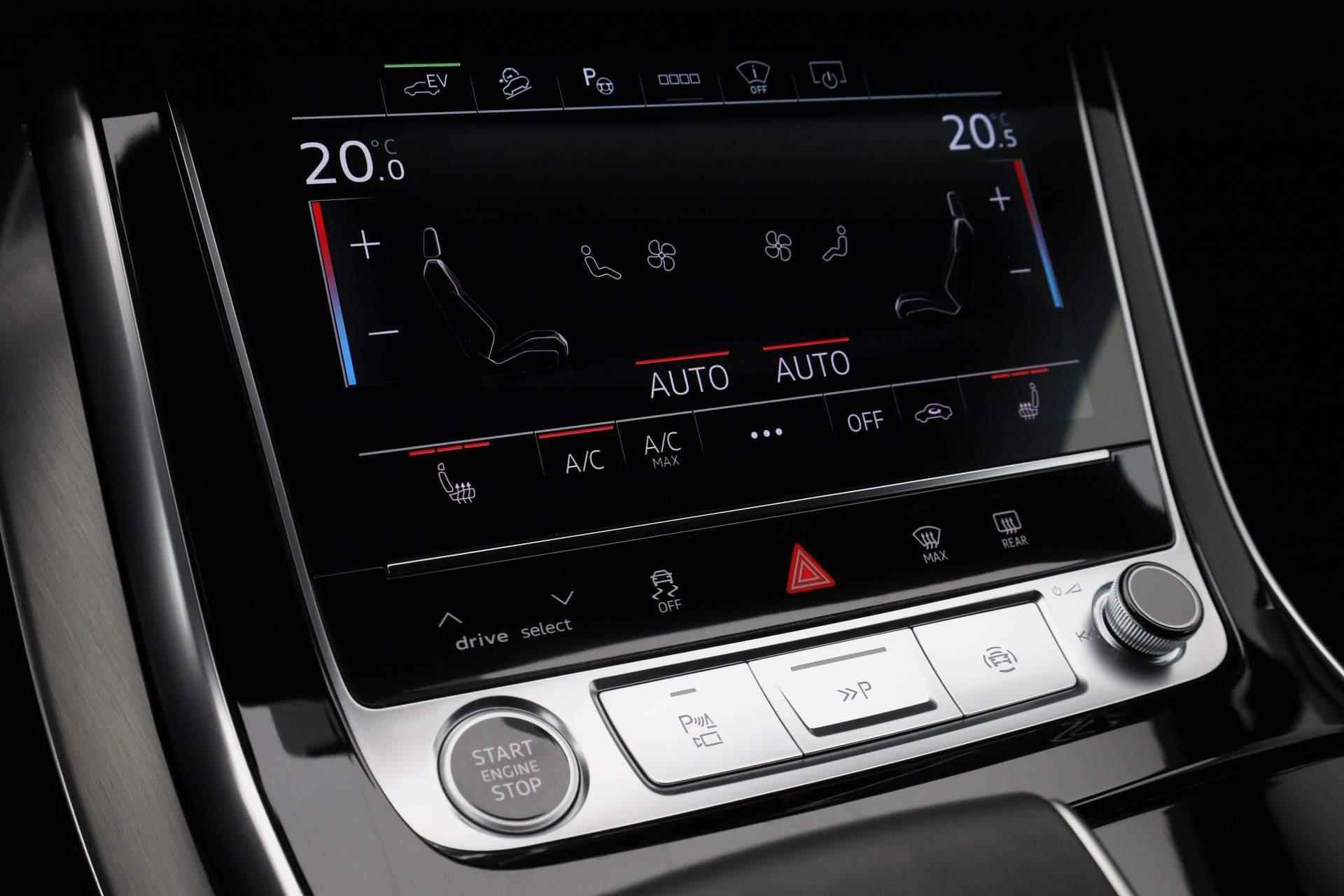 Audi Q7 55 TFSI e 381PK tiptronic quattro Pro Line S | Pano | Trekhaak | 360 camera | HUD | Laser LED | 22 inch | Keyless | Zwart optiek - 18/57