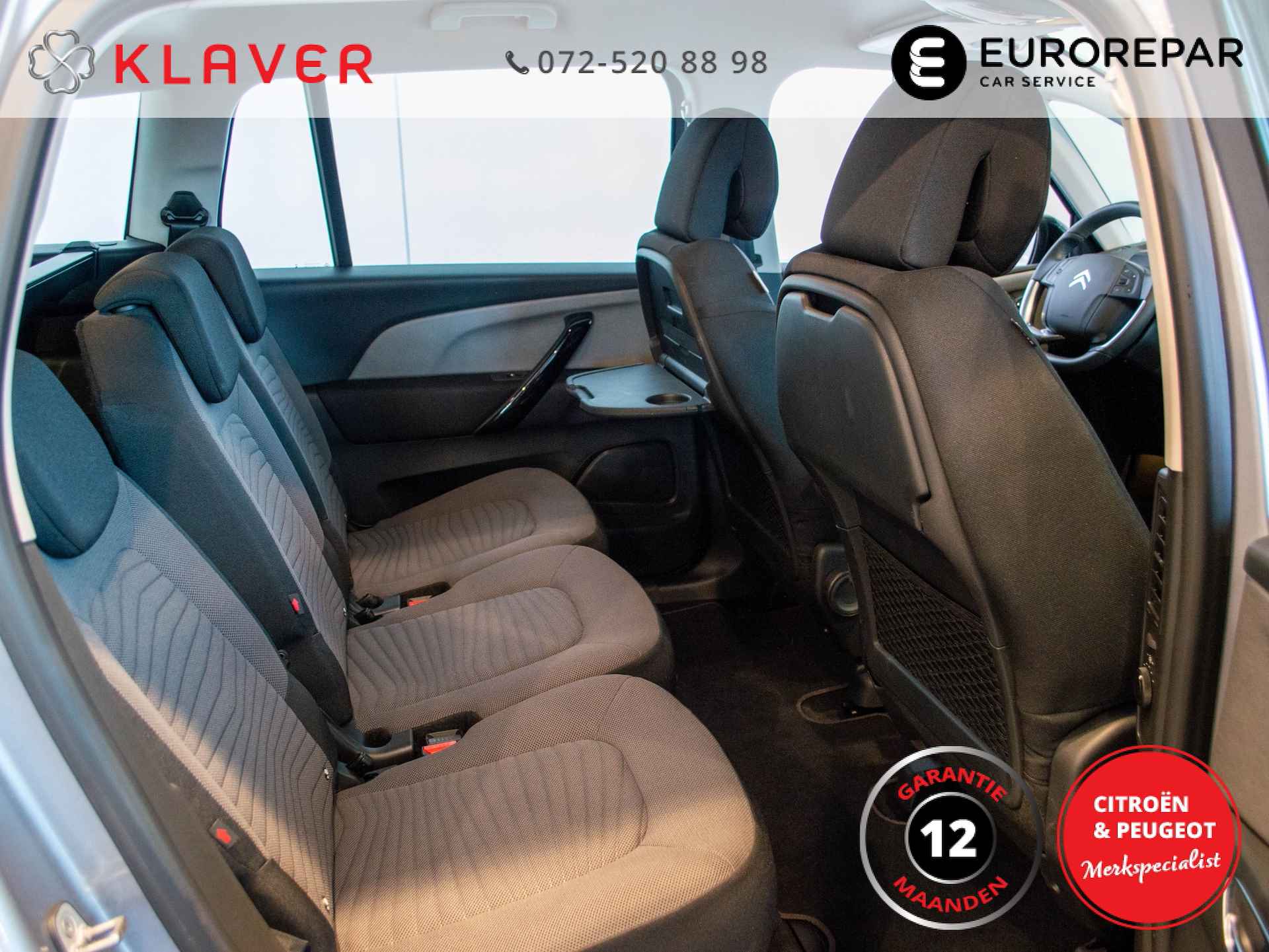 Citroen Grand C4 SpaceTourer 130PK C-Series | 7pers | Automaat | Camera | Navi | Climate | Cr - 17/38