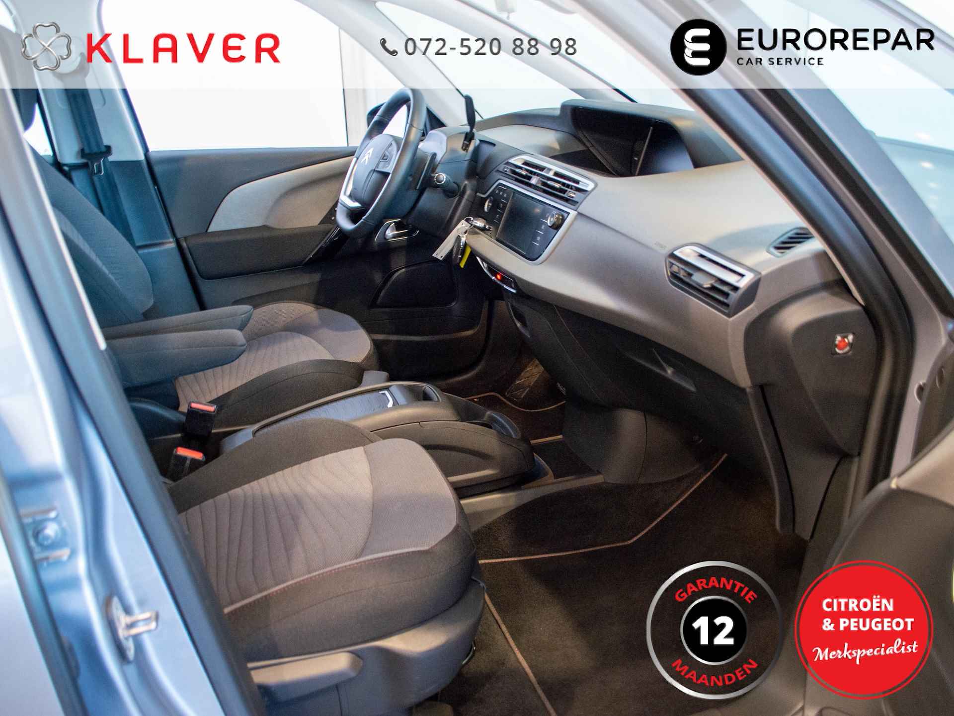 Citroen Grand C4 SpaceTourer 130PK C-Series | 7pers | Automaat | Camera | Navi | Climate | Cr - 16/38