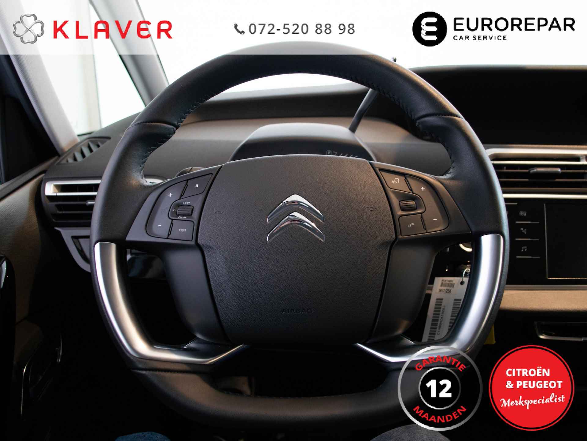 Citroen Grand C4 SpaceTourer 130PK C-Series | 7pers | Automaat | Camera | Navi | Climate | Cr - 21/38