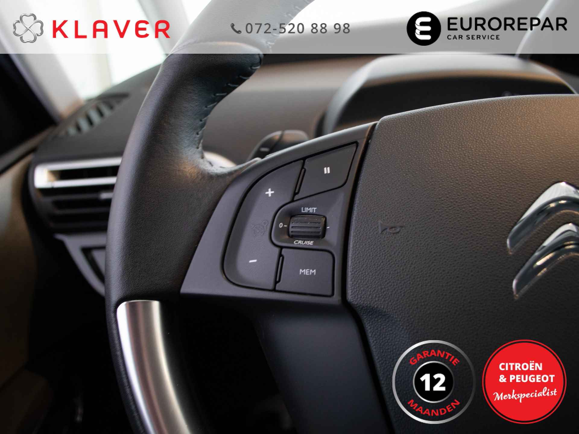 Citroen Grand C4 SpaceTourer 130PK C-Series | 7pers | Automaat | Camera | Navi | Climate | Cr - 23/38