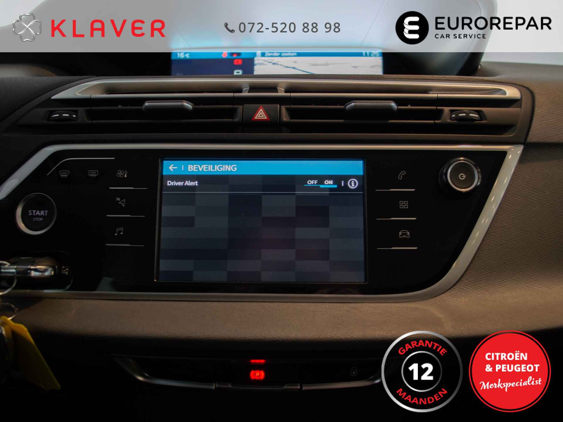 Citroen Grand C4 SpaceTourer 130PK C-Series | 7pers | Automaat | Camera | Navi | Climate | Cr - 36/38