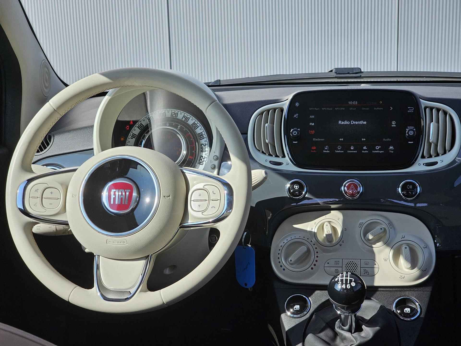 FIAT 500 70pk Hybrid Lounge | Airco | Cruise Control | Bluetooth - 10/40