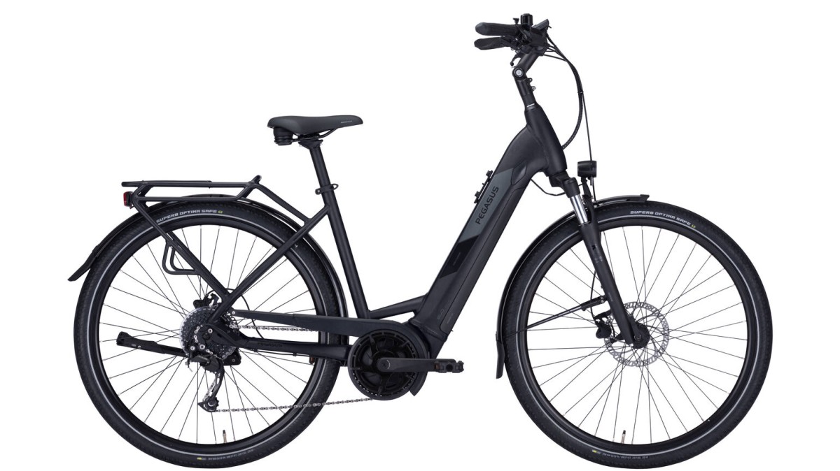 PEGASUS Solero EVO 9 400Wh Lage instap Black Matt 28" 50cm 2023