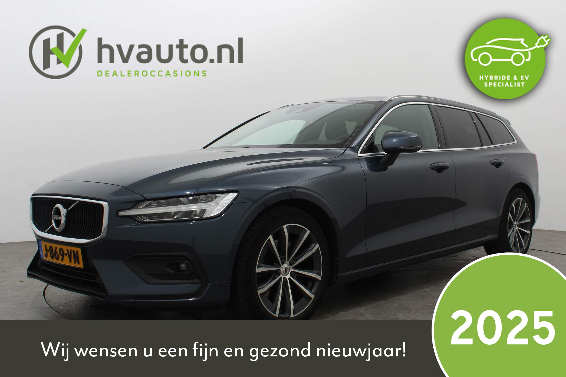 Volvo V60 2.0 B3 163PK BUSINESS PRO AUT8 | Leer | Comfortstoelen | Park Assist | 18 inch