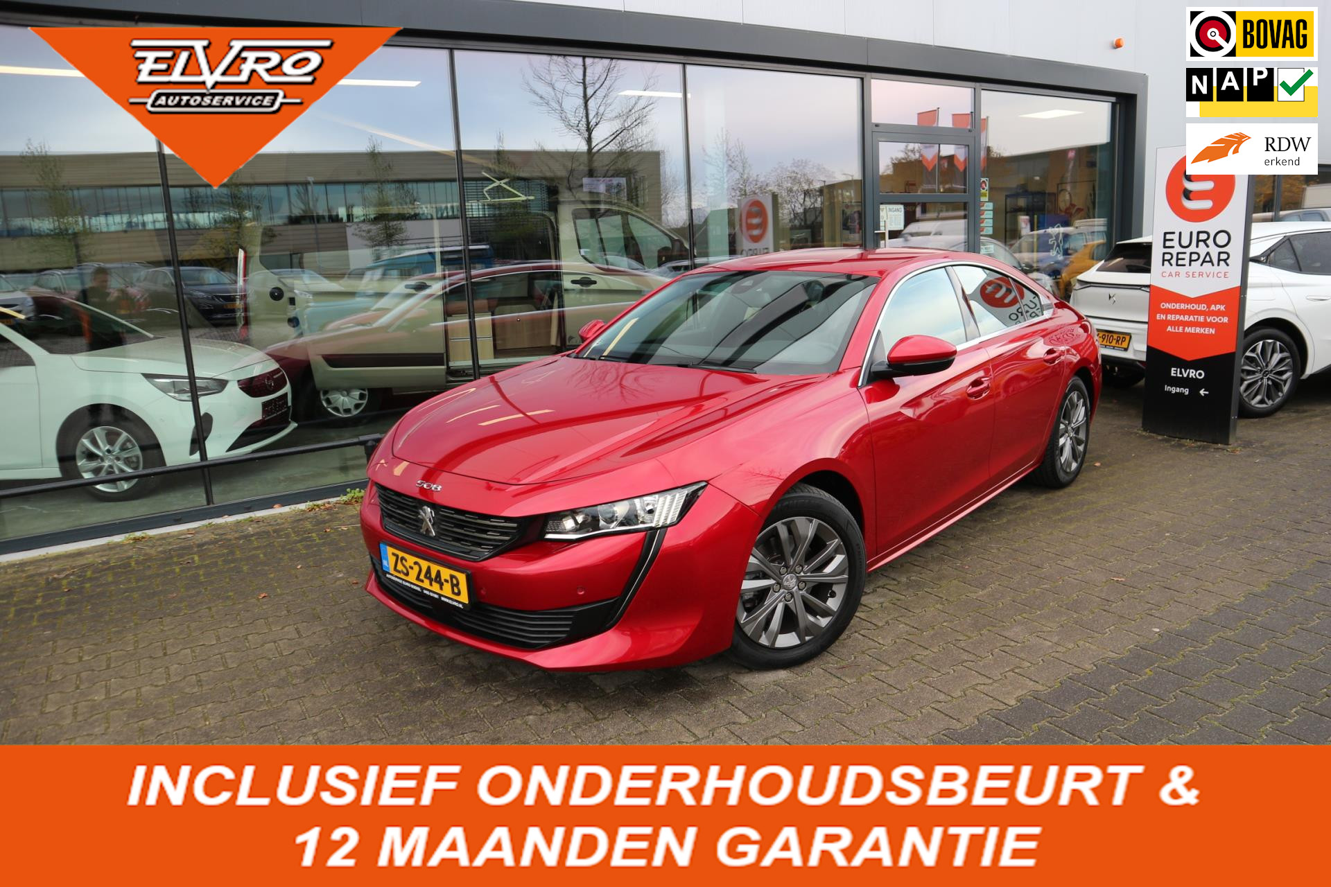 Peugeot 508 1.6 PureTech Active 180PK AUTOMAAT NAVI CAMERA TREKHAAK N.A.P RIJKLAARPRIJS!!