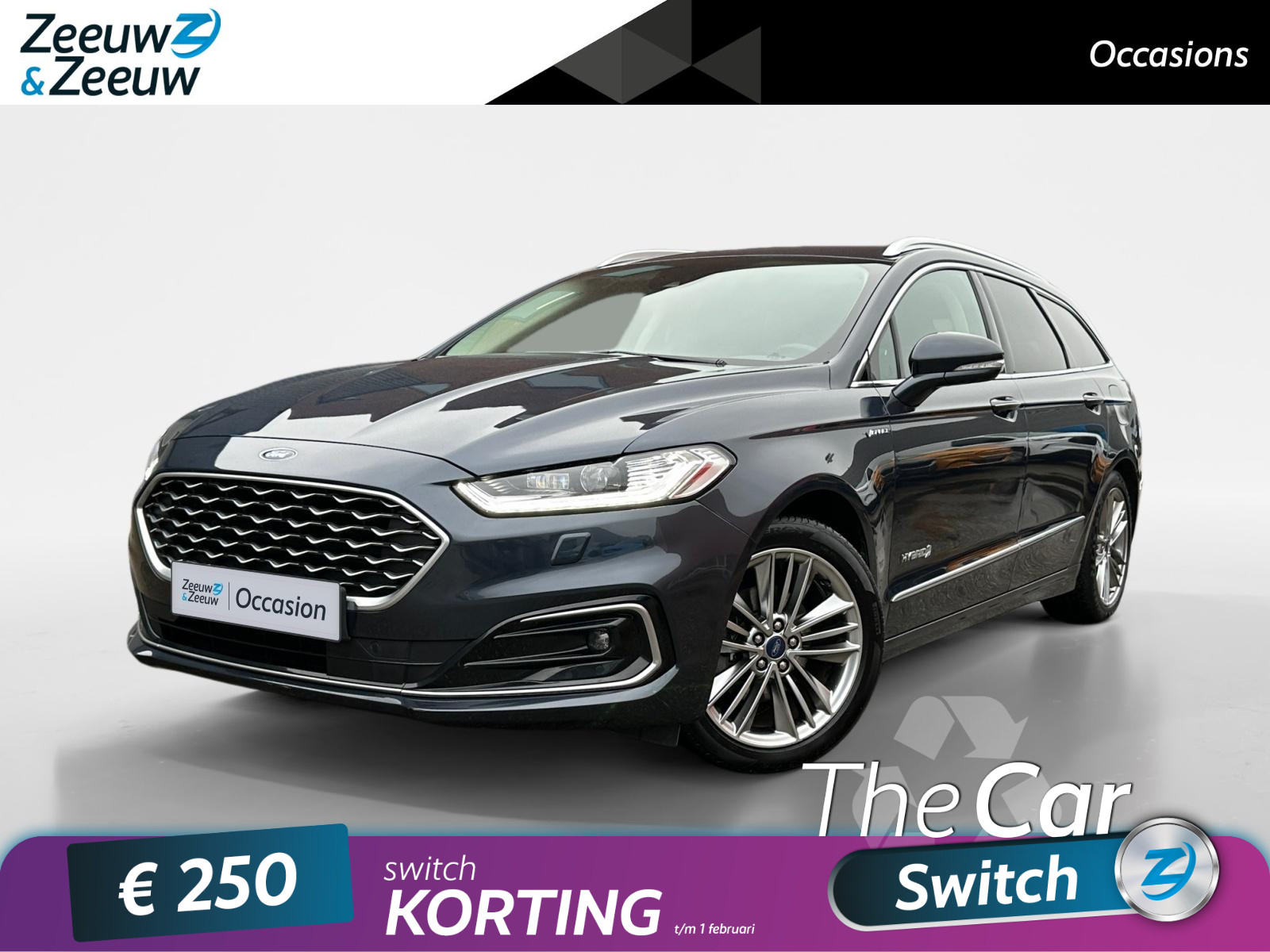 Ford Mondeo Wagon 2.0 IVCT HEV Vignale |Zeer compleet| Zeer nette auto|Lederen bekleding|Memory stoelen|