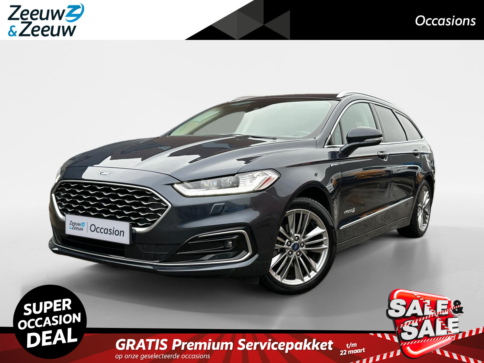 Ford Mondeo Wagon 2.0 IVCT HEV Vignale |Zeer compleet| Zeer nette auto|Lederen bekleding|Memory stoelen|