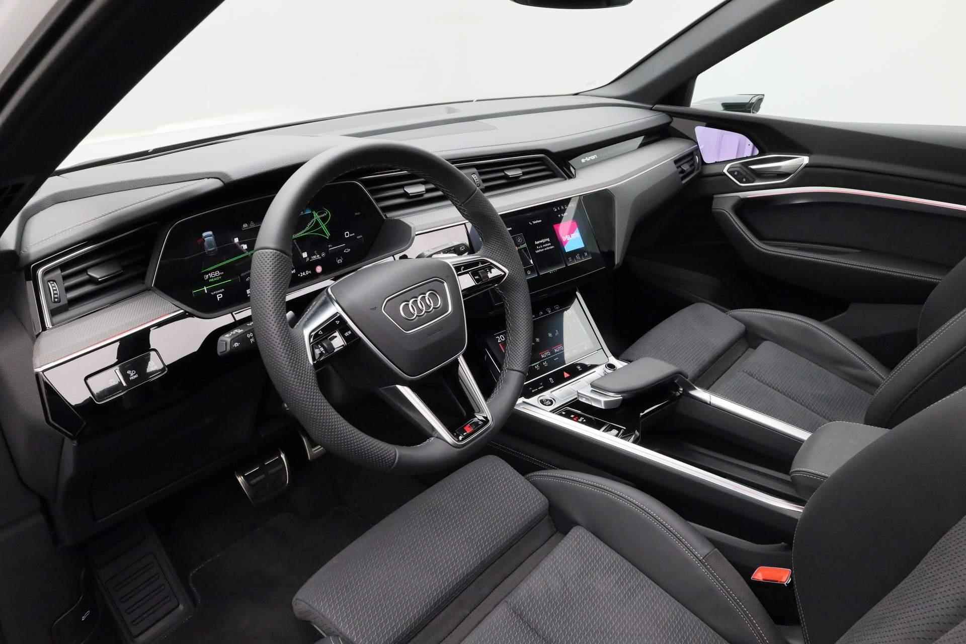 Audi Q8 e-tron 55 quattro 408PK S Edition 115 kWh | S-Line | Pano | 360 camera | Matrix LED | 21 inch - 2/46