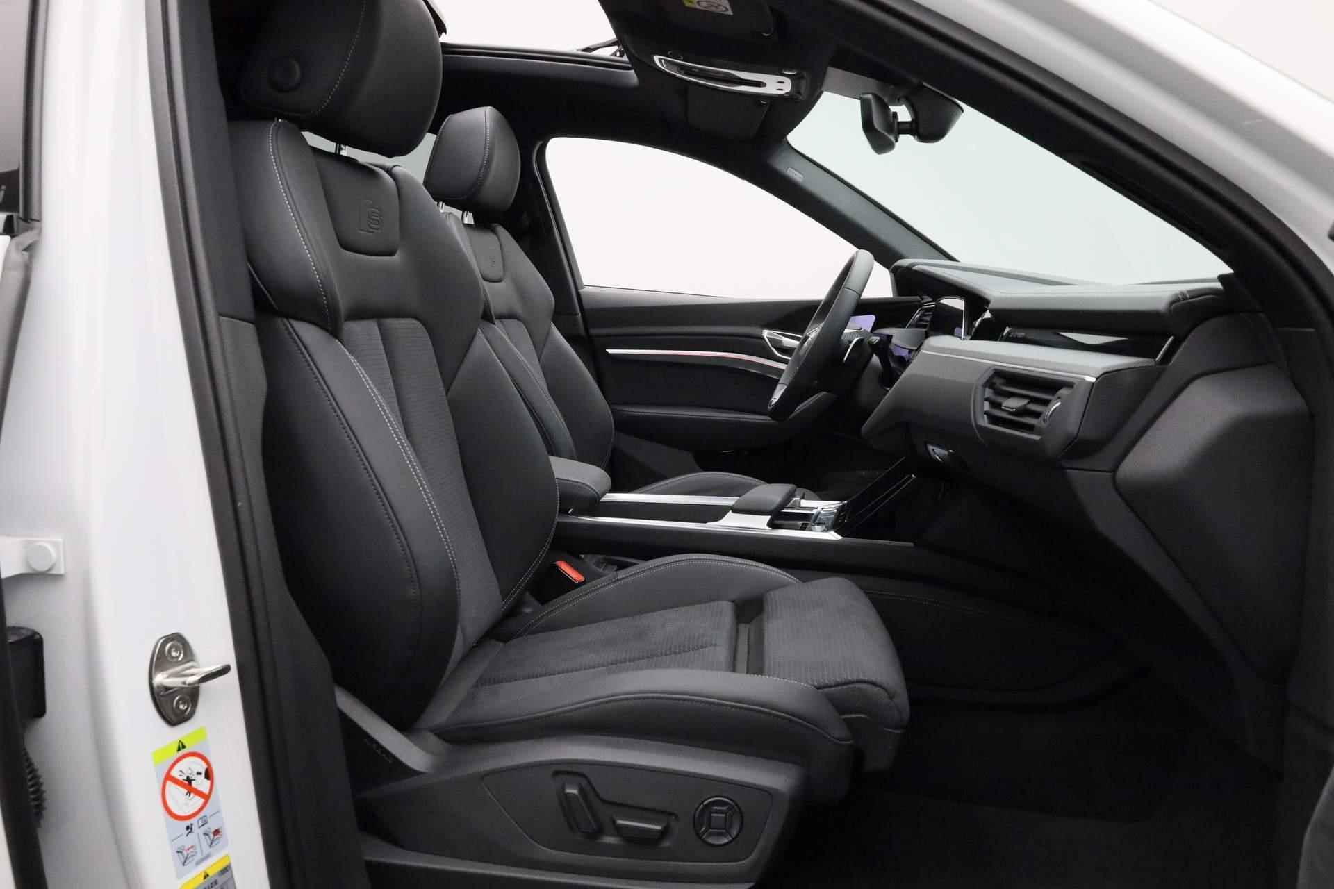 Audi Q8 e-tron 55 quattro 408PK S Edition 115 kWh | S-Line | Pano | 360 camera | Matrix LED | 21 inch - 40/46