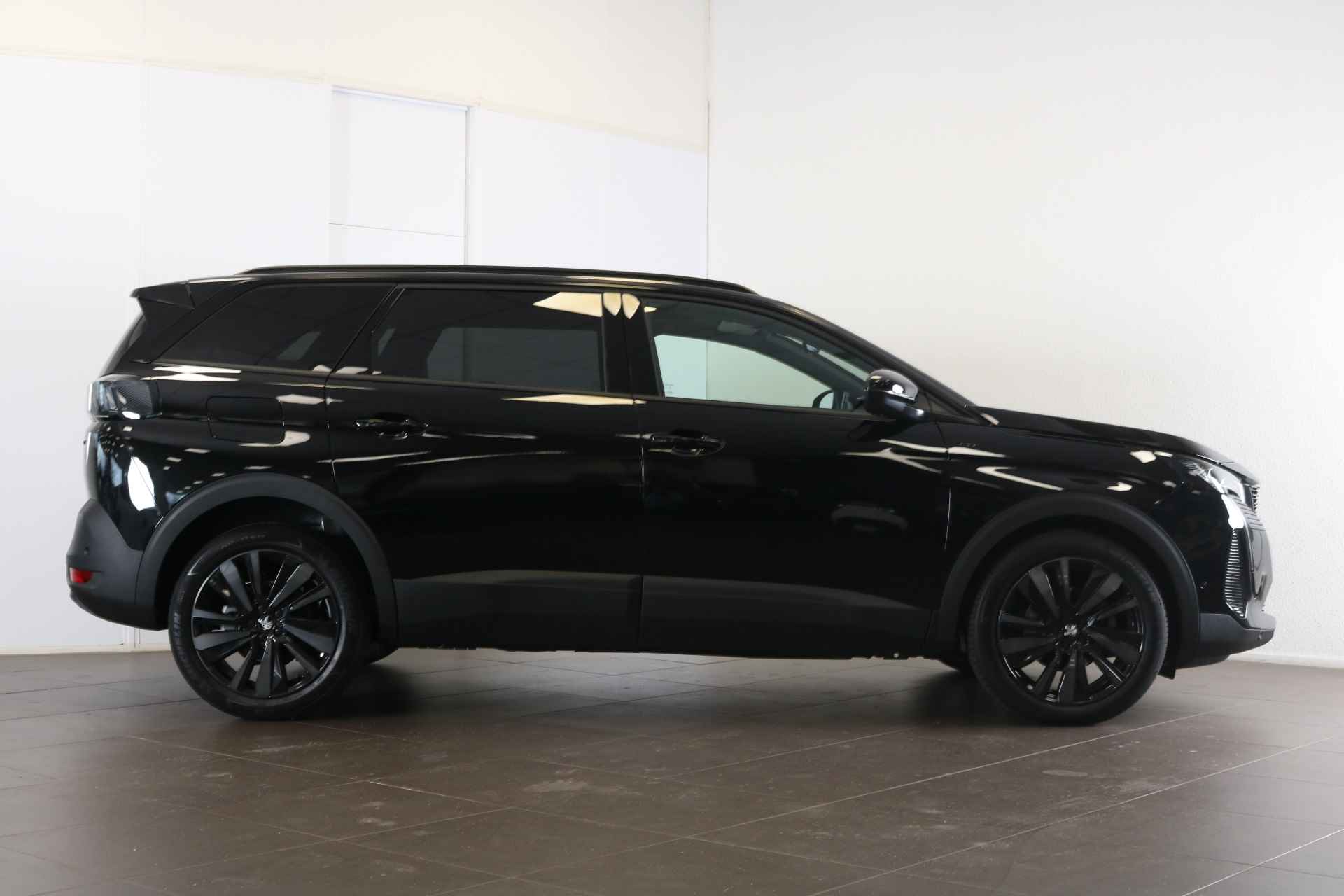 Peugeot 5008 1.2 Hybrid GT 136PK Black Pack Automaat 7-Zits | Navi | Pano-dak | LED |  Ad. cruise control | Achteruitrijcamera | Keyless entry | LMV 19" | - 5/61