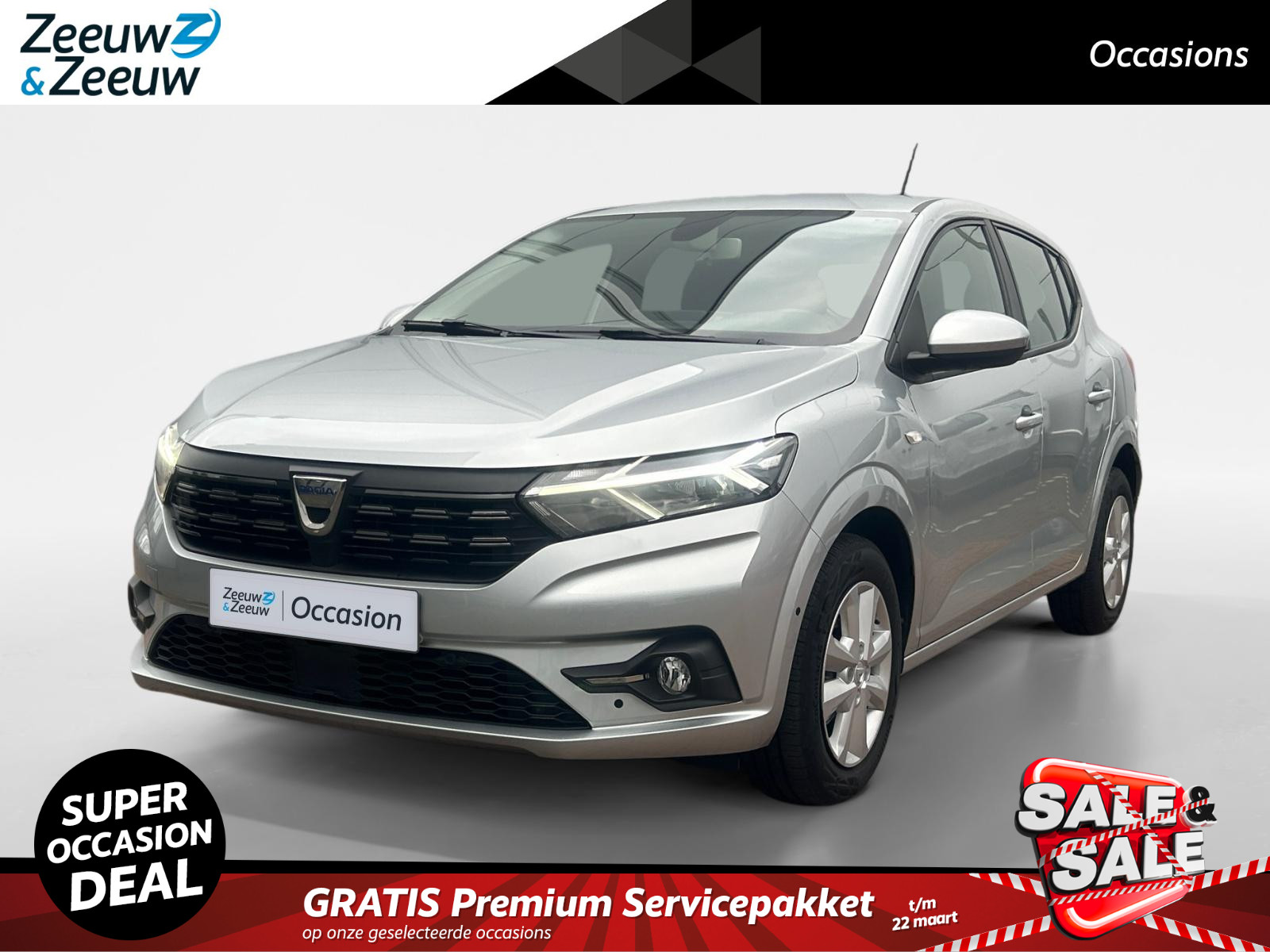 Dacia Sandero 1.0 - 90PK TCe Comfort | 1e eigenaar | Camera | Parkeersensoren | Airco | Armsteun | Full LED | Apple CarPlay/Android Auto | Cruise Control |