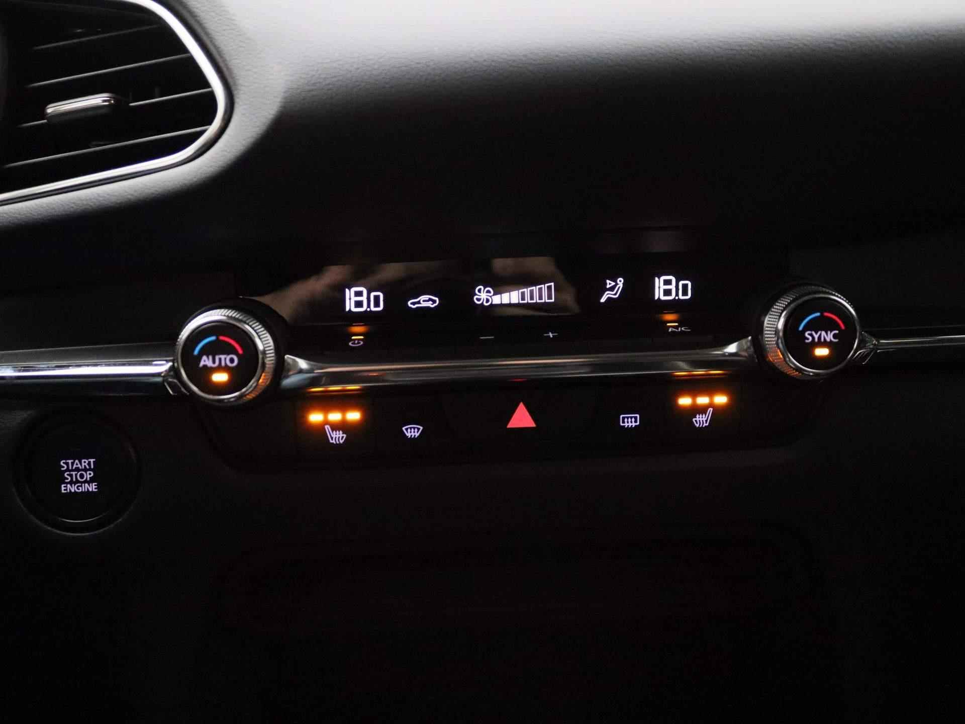 Mazda CX-30 2.0 e-SkyActiv-G M Hybrid Sportive | BOSE AUDIO | APPLE CARPLAY | ANDOID AUTO| CLIMATE CONTROL | STOELVERWARMING | ACHTERUITRIJCAMERA | ADAPTIVE CRUISE-CONTROL | ELEKTRISCHE ACHTERKLEP | HEAD-UP DISPLAY | - 8/39