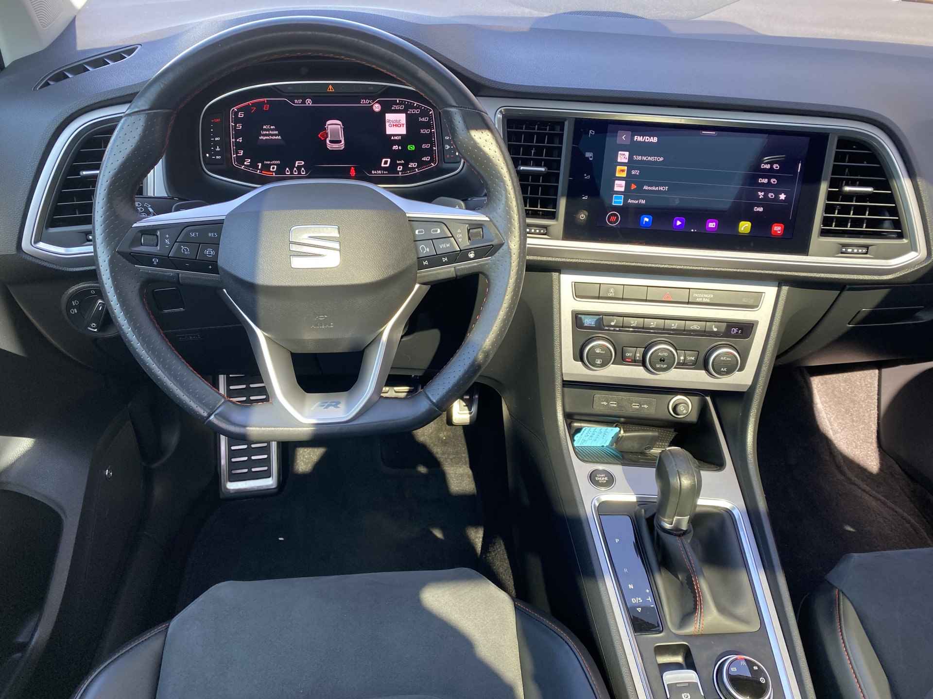 SEAT Ateca 1.5 TSI FR Business Intense / AUTOMAAT/ PANO/ BEATS AUDIO/ CAMERA/ PARK. SENSOREN/ LED/ KEYLESS/ STOEL EN STUUR VERWARM./ VIRTUAL COCKPIT/ ADAPT. CRUISE/ APP CONNECT/ NAVI/ CLIMA/ DAB/ 18" LMV/ - 9/44