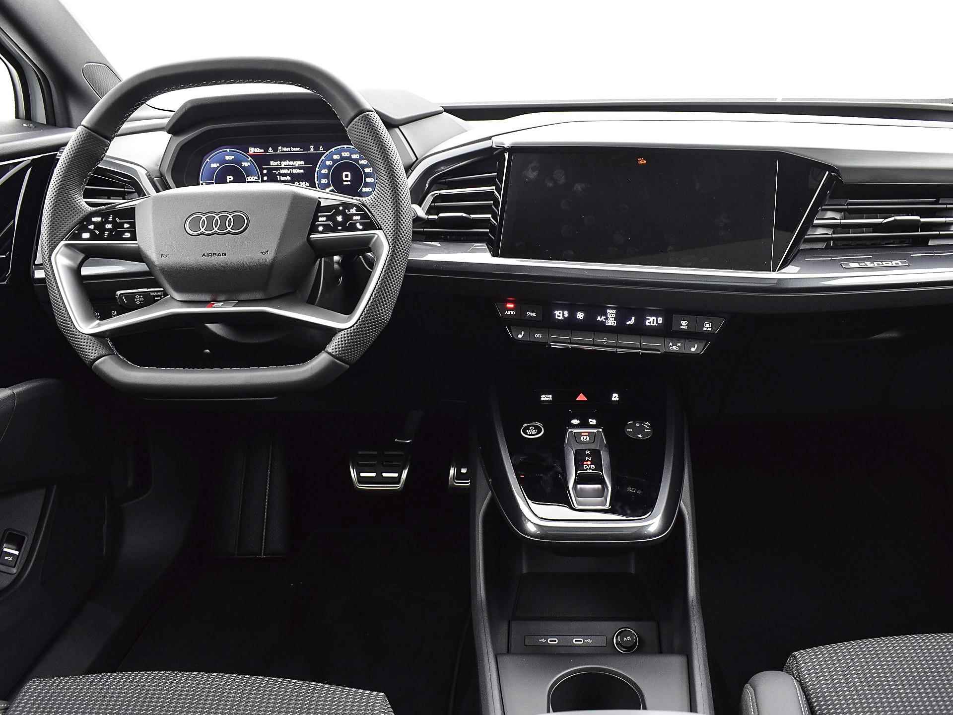 Audi Q4 e-tron S Edition e-tron 45 286pk · Comfortpakket · Assistentiepakket plus · Panoramadak - 5/36