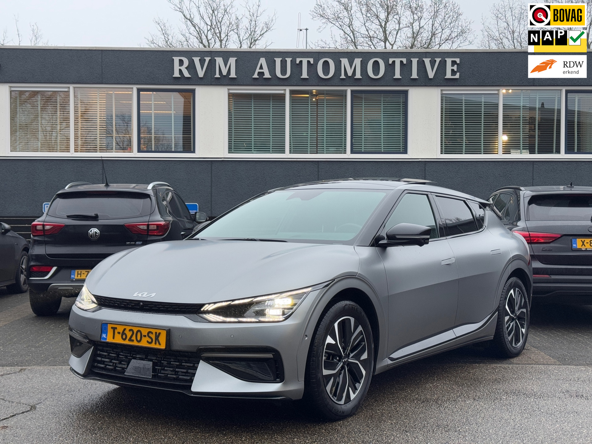 Kia EV6 GT-Line 77.4 kWh kia garantie t/m 09-2030 | dealer onderhouden | 1E EIGENAAR | panoramadak | dode hoek herkenning