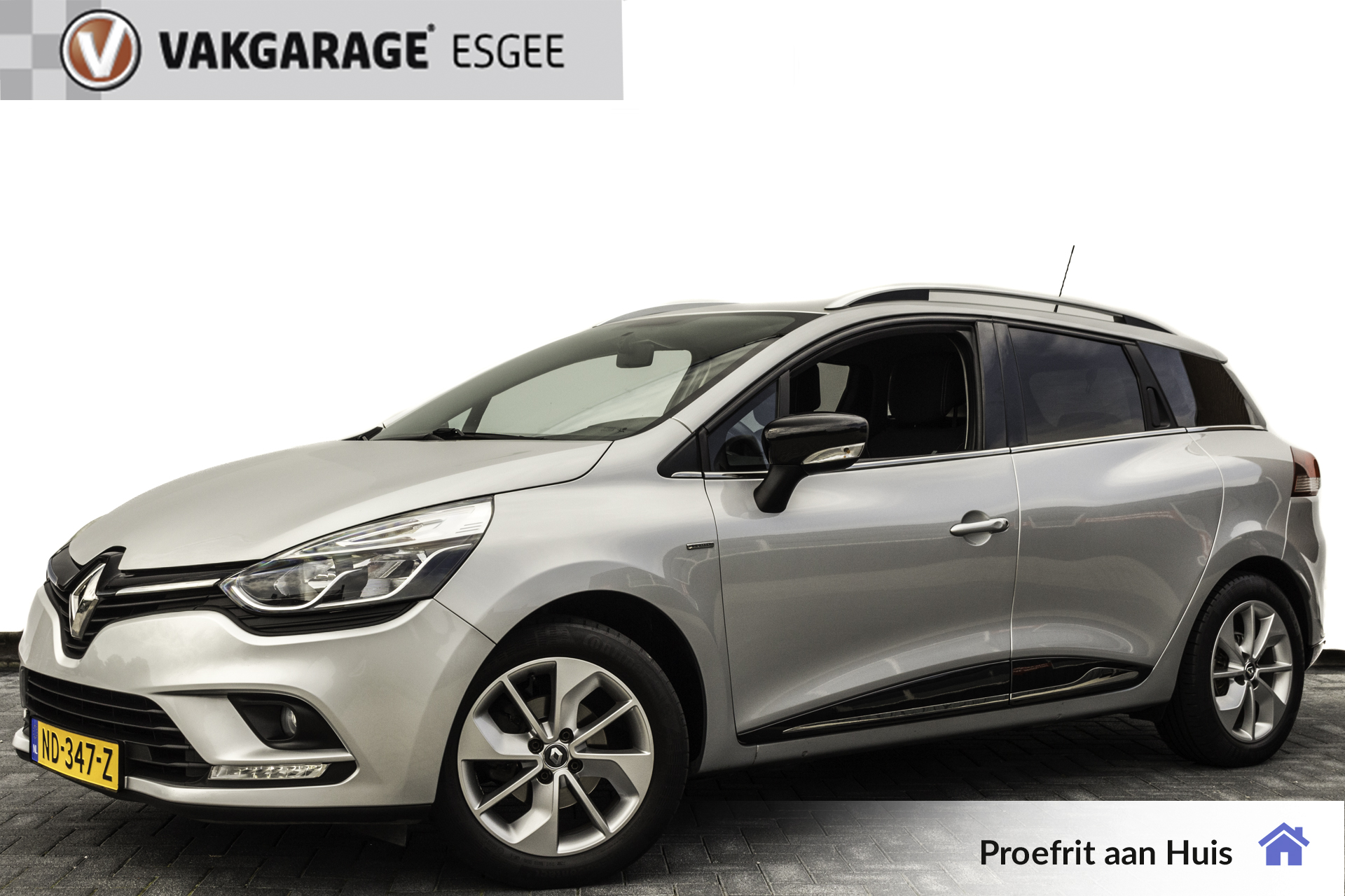 Renault Clio Estate 0.9 TCe Limited Estate RIJKLAAR INCL : GARANTIE Full Map Navi I Bluetooth I PDC achter