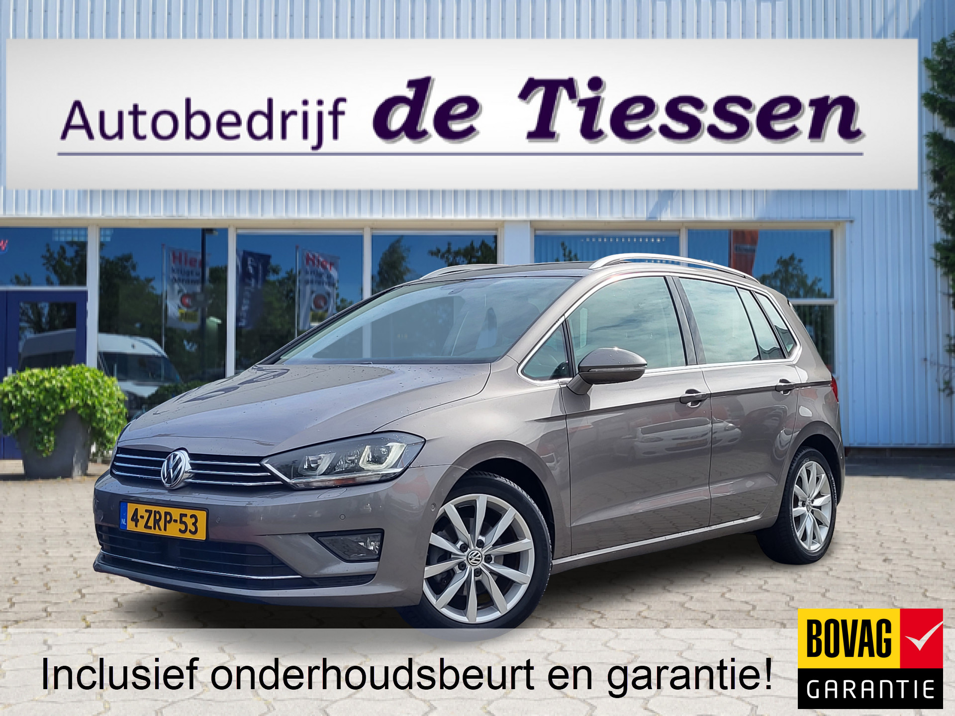 Volkswagen Golf Sportsvan 1.4 TSI Highline, Navi, Xenon, Pdc, Trekhaak, Stoelverw. Rijklaar met beurt & garantie!