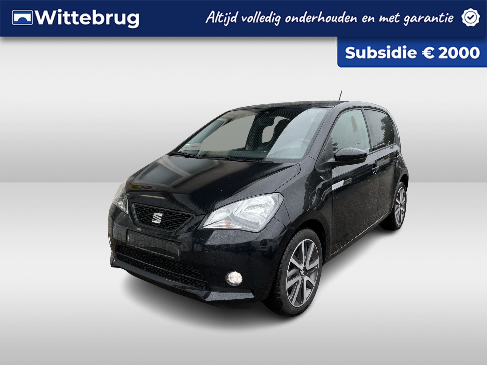 SEAT Mii Electric Edition / SUBSIDIE/ PARK. SENSOREN/ CRUISE/ STOEL VERWARM./ VOORRUIT VERWARM./ BLUETOOTH/ CLIMA/ DAB/