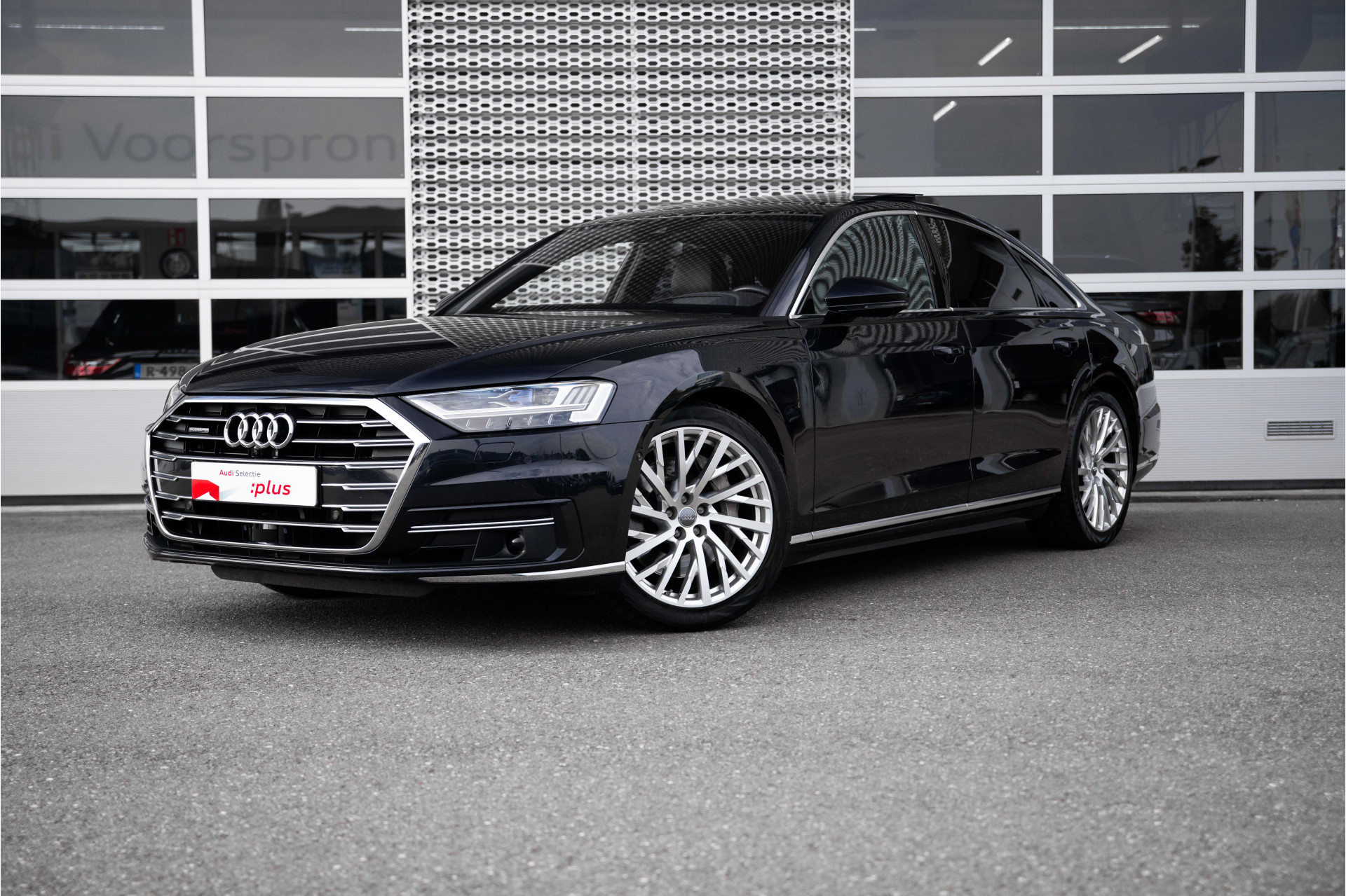 Audi A8 55 TFSI quattro Pro Line Plus | Panoramadak | Stoelventilatie + massagefunctie | Head up | Nachtzicht | Standkachel | 360 camera