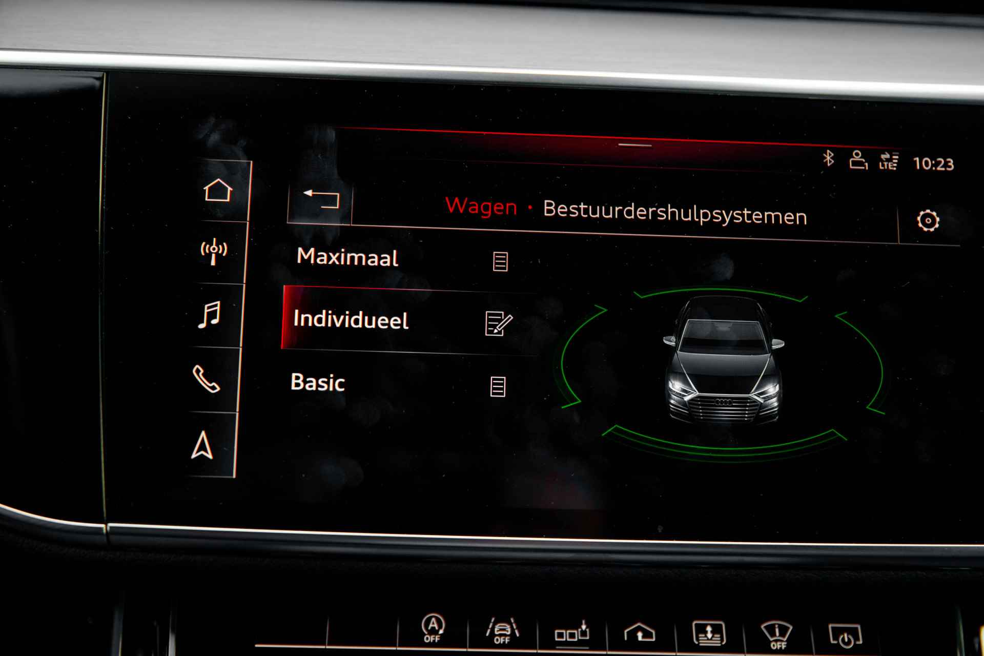 Audi A8 55 TFSI quattro Pro Line Plus | Panoramadak | Stoelventilatie + massagefunctie | Head up | Nachtzicht | Standkachel | 360 camera - 64/69