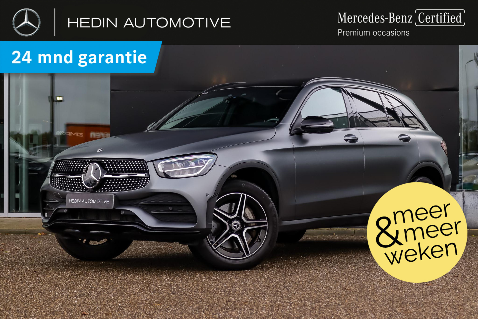 Mercedes-Benz GLC GLC 300de Automaat 4MATIC AMG Line | Designo | Premium Plus Pakket | Nightpakket | Panoramadak | Advanced Sound System | Sfeerverlichting | Keyless-Go