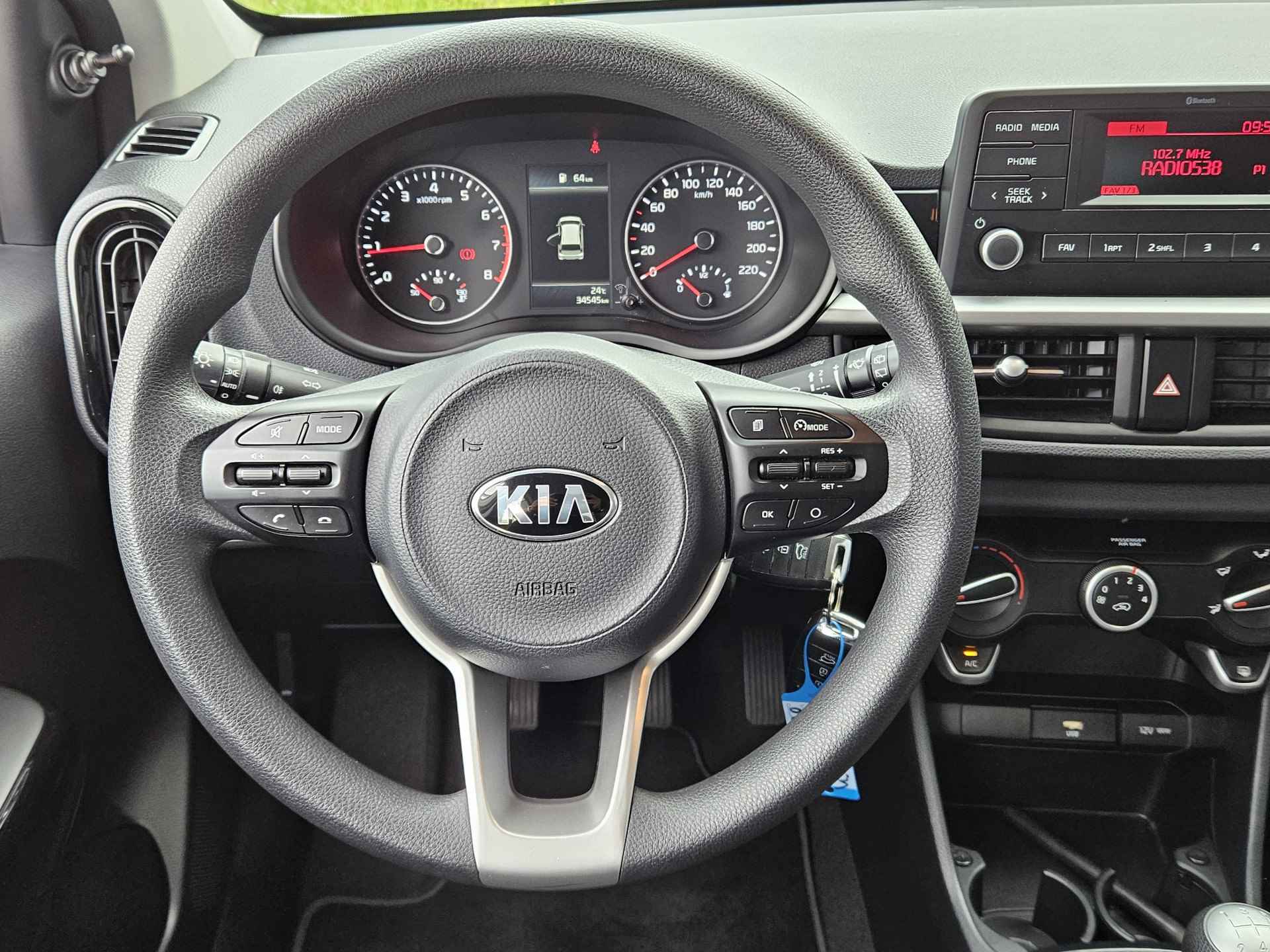 Kia Picanto 1.0 DPi ComfortLine 5p | Airco | Bluetooth | Cruise Control | 5-Zits | - 25/34