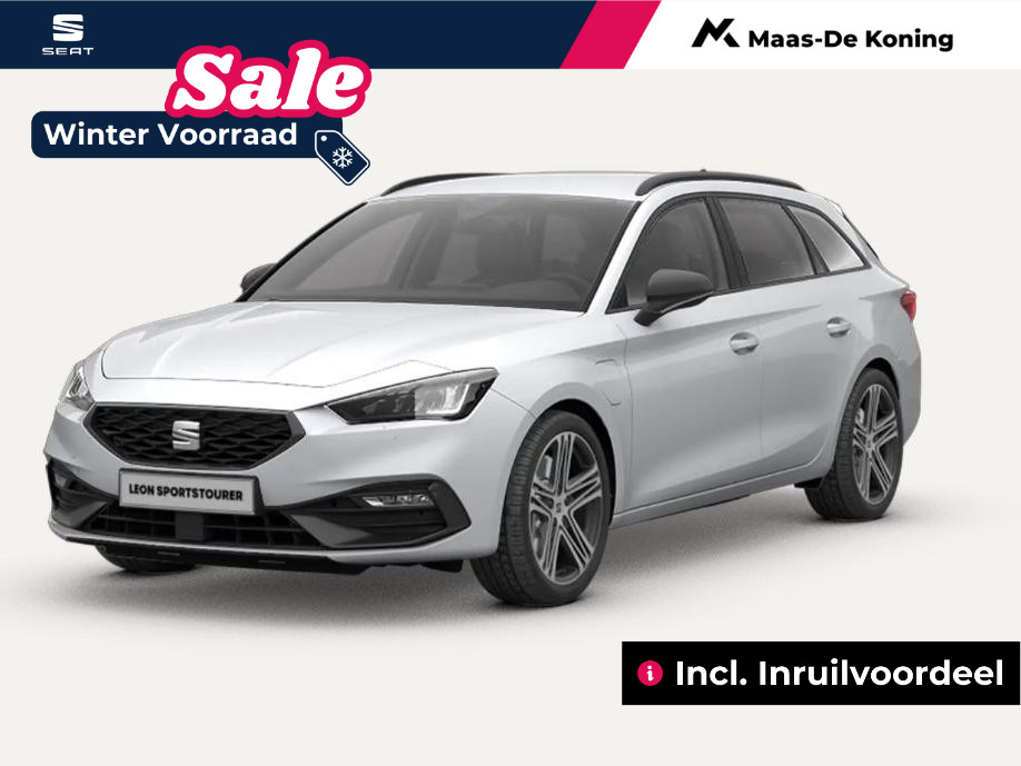 SEAT Leon Sportstourer 1.5 TSI e-Hybrid FR PHEV First Edition k Stationwagen 6 versn. DSG | lichtmetalen Velgen | Metallic Lak | Incl. inruilvoordeel