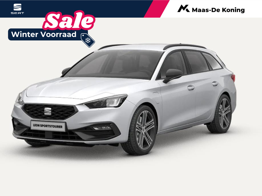 SEAT Leon Sportstourer 1.5 TSI e-Hybrid FR PHEV First Edition k Stationwagen 6 versn. DSG | lichtmetalen Velgen | Metallic Lak |