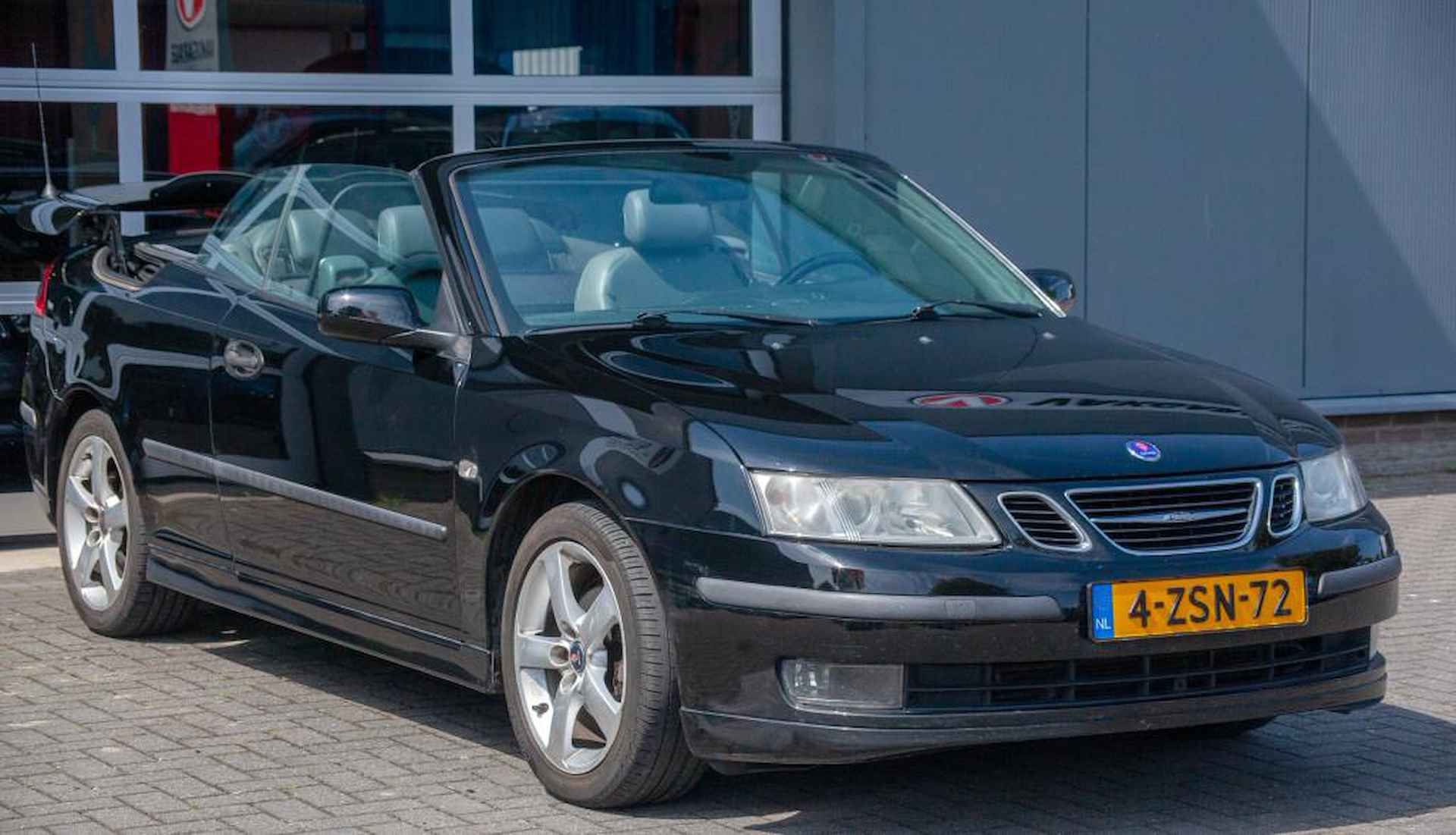 Saab 9-3 Cabrio 1.8t Vector Cabriolet, leer. airco. - 4/15