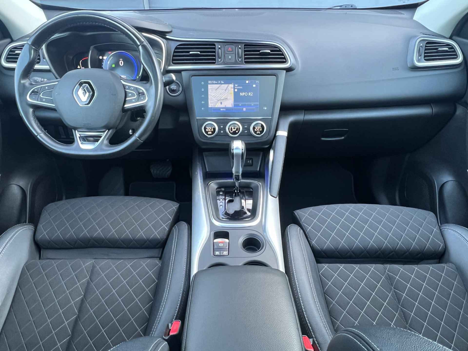 Renault Kadjar 1.3 TCe 140 pk Automaat GPF Intens Navigatie Panoramadak Getint Glas Led Koplampen 19 Inch Velgen Camera Keyless Enty Wit Metallic Extra Getint Glas - 9/51