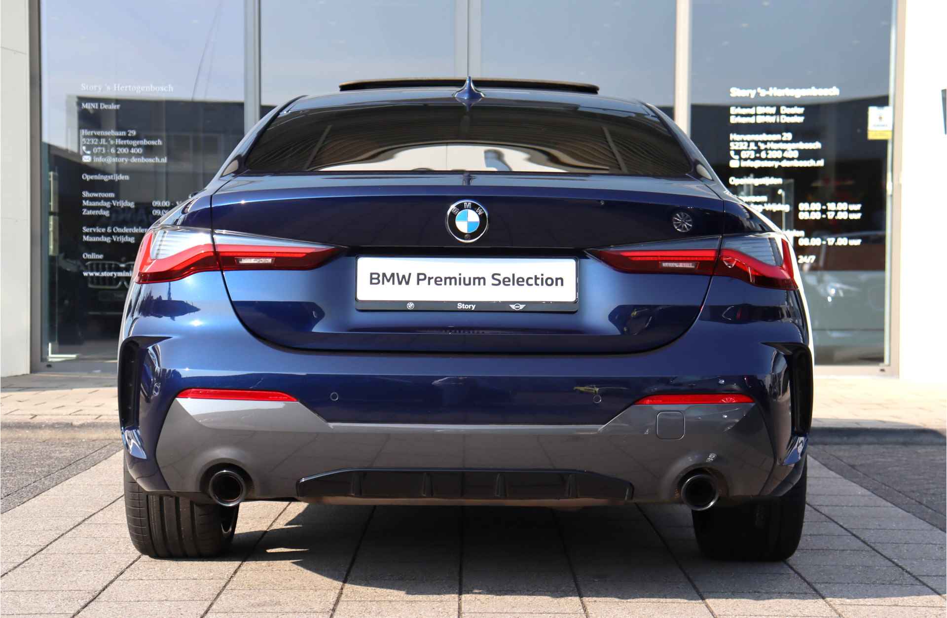 BMW 4 Serie Coupé 420i High Executive M Sport Automaat / Schuif-kanteldak / M sportstoelen / Laserlight / Live Cockpit Professional / M Sportonderstel / Parking Assistant - 7/33