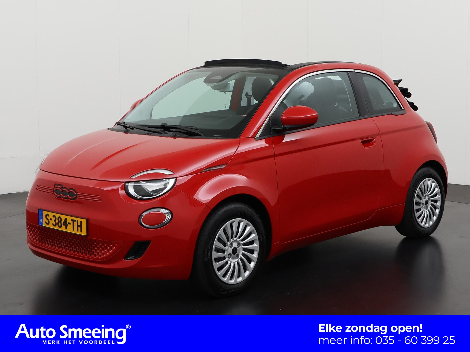 Fiat 500 C RED 42 kWh | Apple/Android Carplay | Navigatie | Virtual Cockpit | Zondag Open!