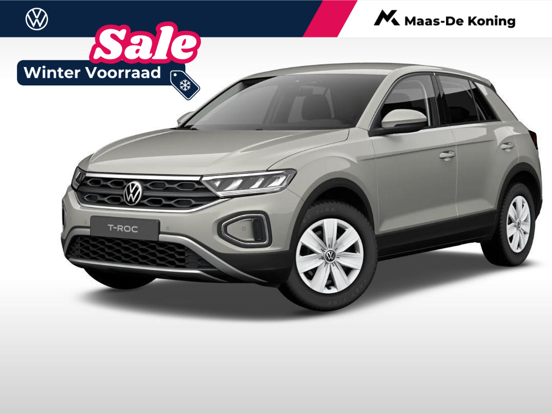 Volkswagen T-Roc Edition 1.0 116 pk 6 versn. Hand · Multifunctioneel stuurwiel · Parkeersensor voor en achter ·