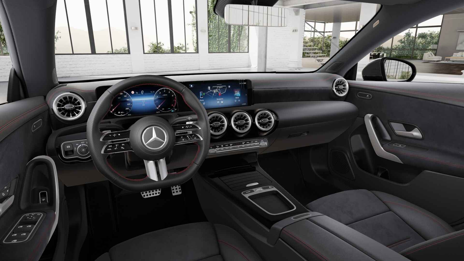 Mercedes-Benz CLA-Klasse 180 Star Edition AMG Line | Nightpakket | Parkeerpakket met achteruitrijcamera | KEYLESS GO-comfortpakket | USB pakket plus | Verwarmde stoelen vooraan | Sfeerverlichting | Draadloos oplaadsysteem voor Smartphone | - 15/21