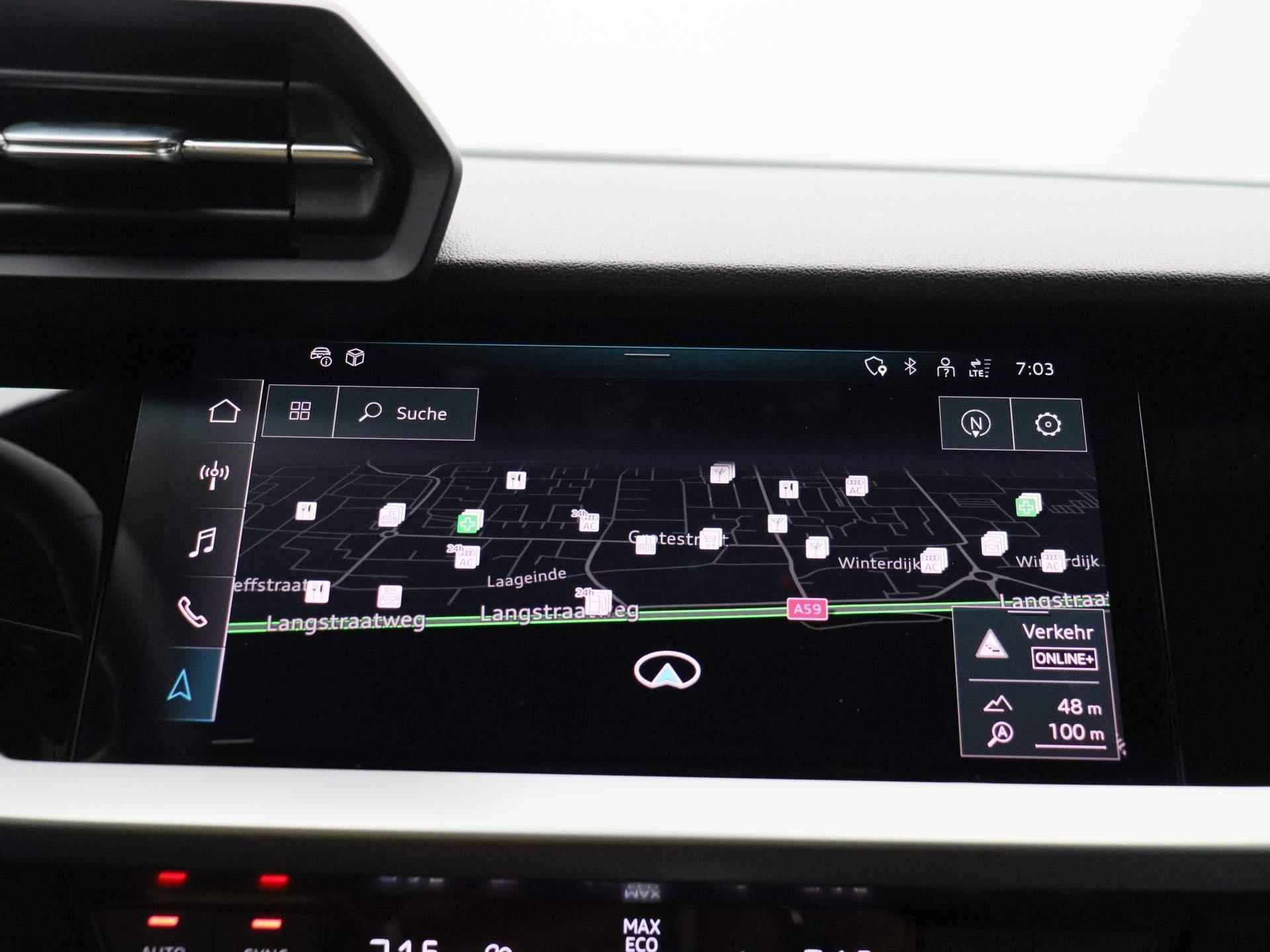 Audi A3 Sportback 40 TFSI e Advanced edition 204 PK | Plug in | Virtual cockpit |  LED | Stoelverwarming | Navigatie | Cruise control | Climate control | Lichtmetalen velgen | Getint glas | - 16/39