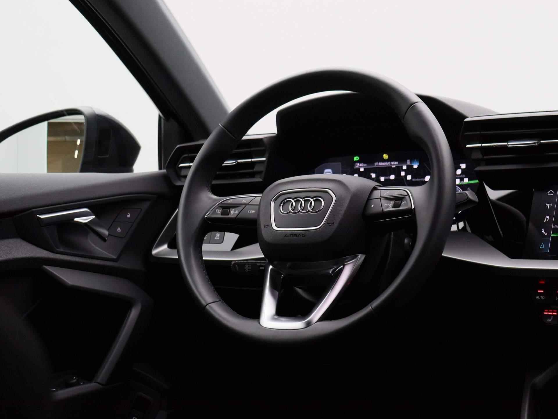Audi A3 Sportback 40 TFSI e Advanced edition 204 PK | Plug in | Virtual cockpit |  LED | Stoelverwarming | Navigatie | Cruise control | Climate control | Lichtmetalen velgen | Getint glas | - 35/39