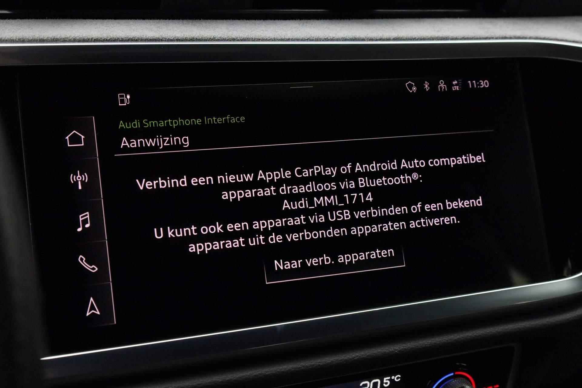 Audi Q3 Sportback 45 TFSI e 245PK S-tronic Advanced edition | S-Line int. | Pano | 20 inch | Keyless | Camera | Navi | ACC | Full LED | Zwart optiek - 34/47