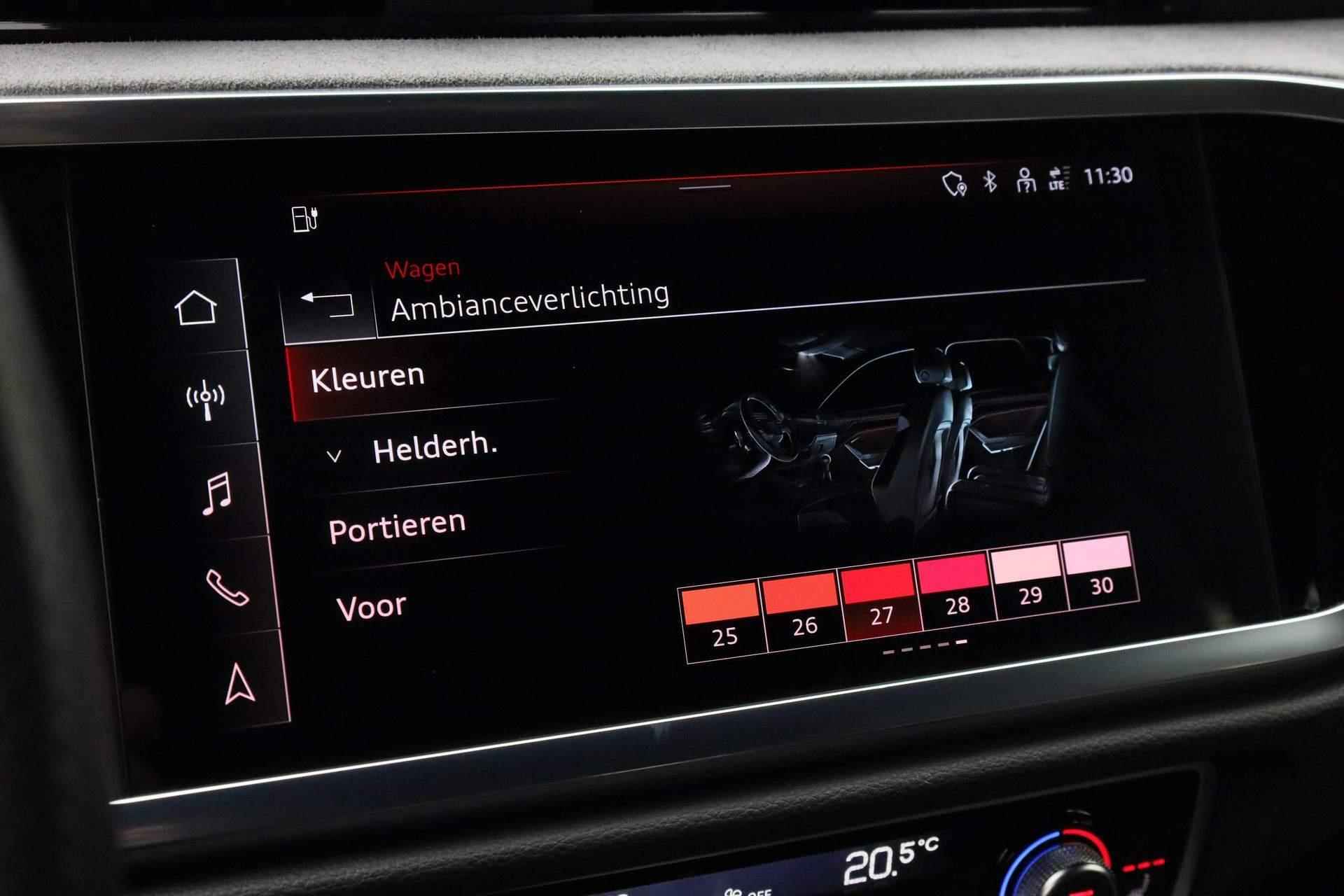 Audi Q3 Sportback 45 TFSI e 245PK S-tronic Advanced edition | S-Line int. | Pano | 20 inch | Keyless | Camera | Navi | ACC | Full LED | Zwart optiek - 35/47