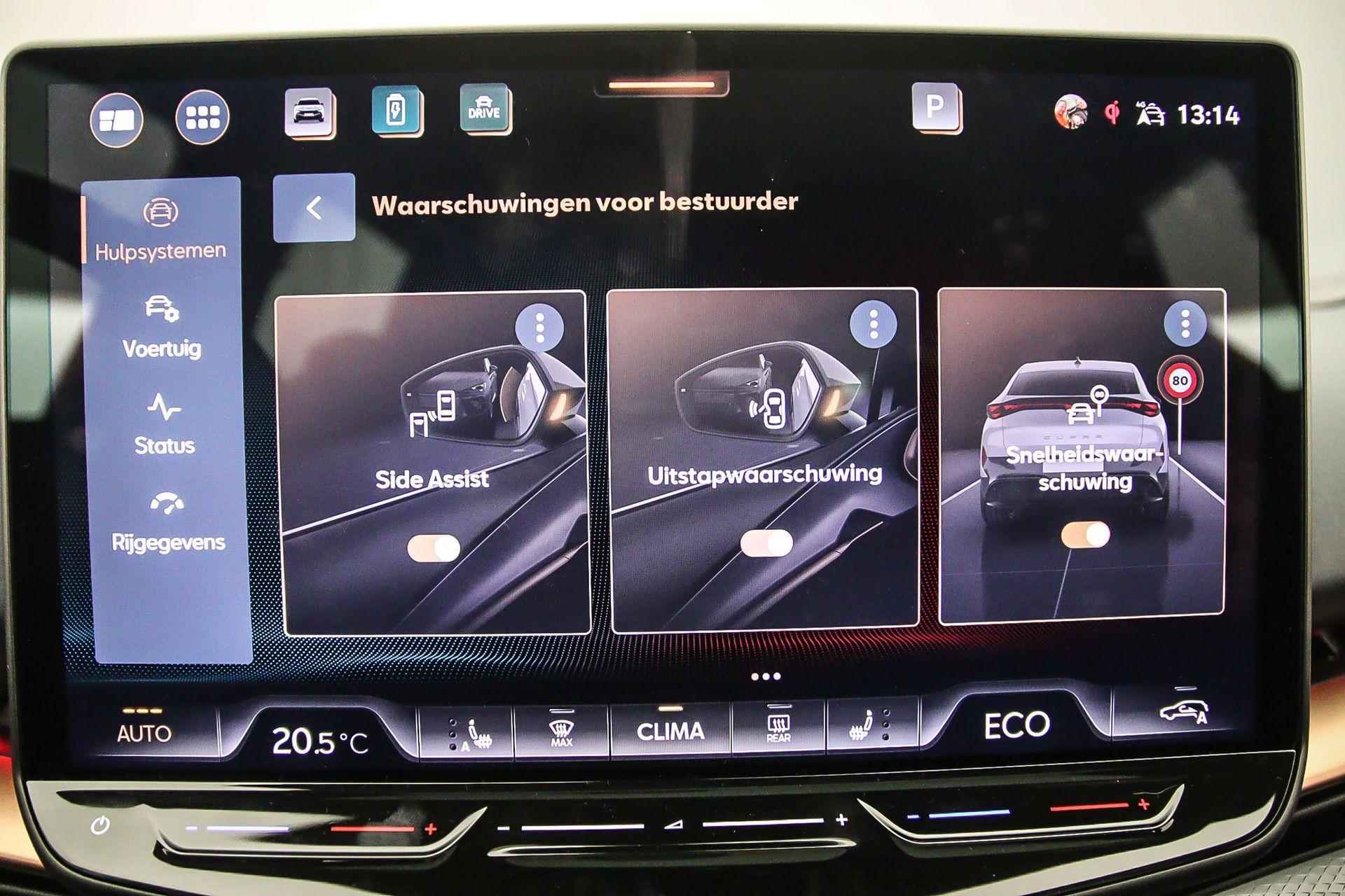 CUPRA Tavascan VZ Adrenaline 340pk Automaat Panoramadak, Adaptive cruise control, Head up display, Elektrische achterklep, 360 camera, Achteruitrijcamera, Navigatie, Stuurwiel verwarmd - 33/65