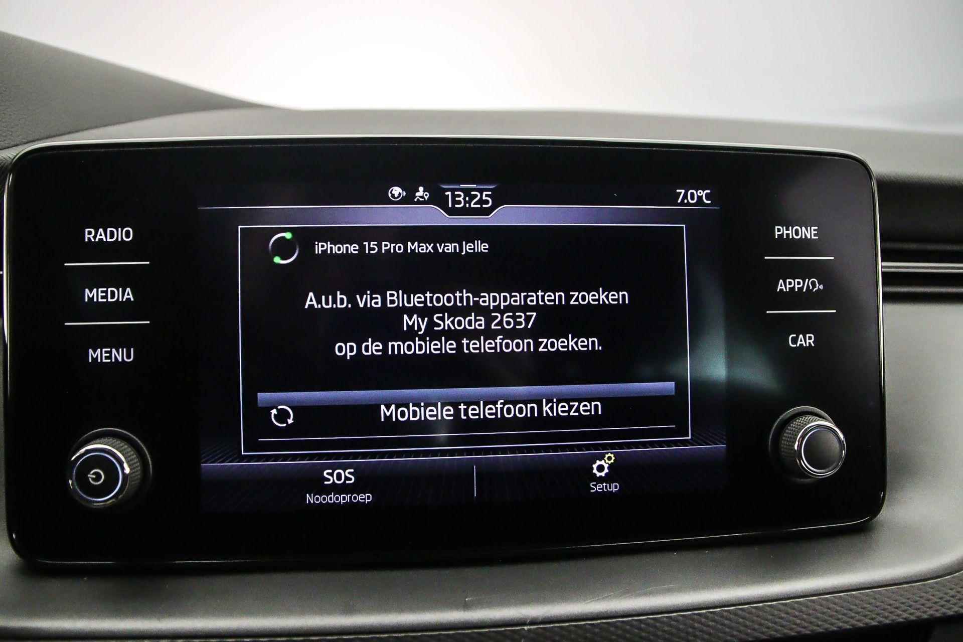 Skoda Scala Ambition 1.0 TSI 110pk Cruise control, Parkeersensor achter, Airco, DAB, Radio, Bluetooth, LED koplampen, App connect - 24/40