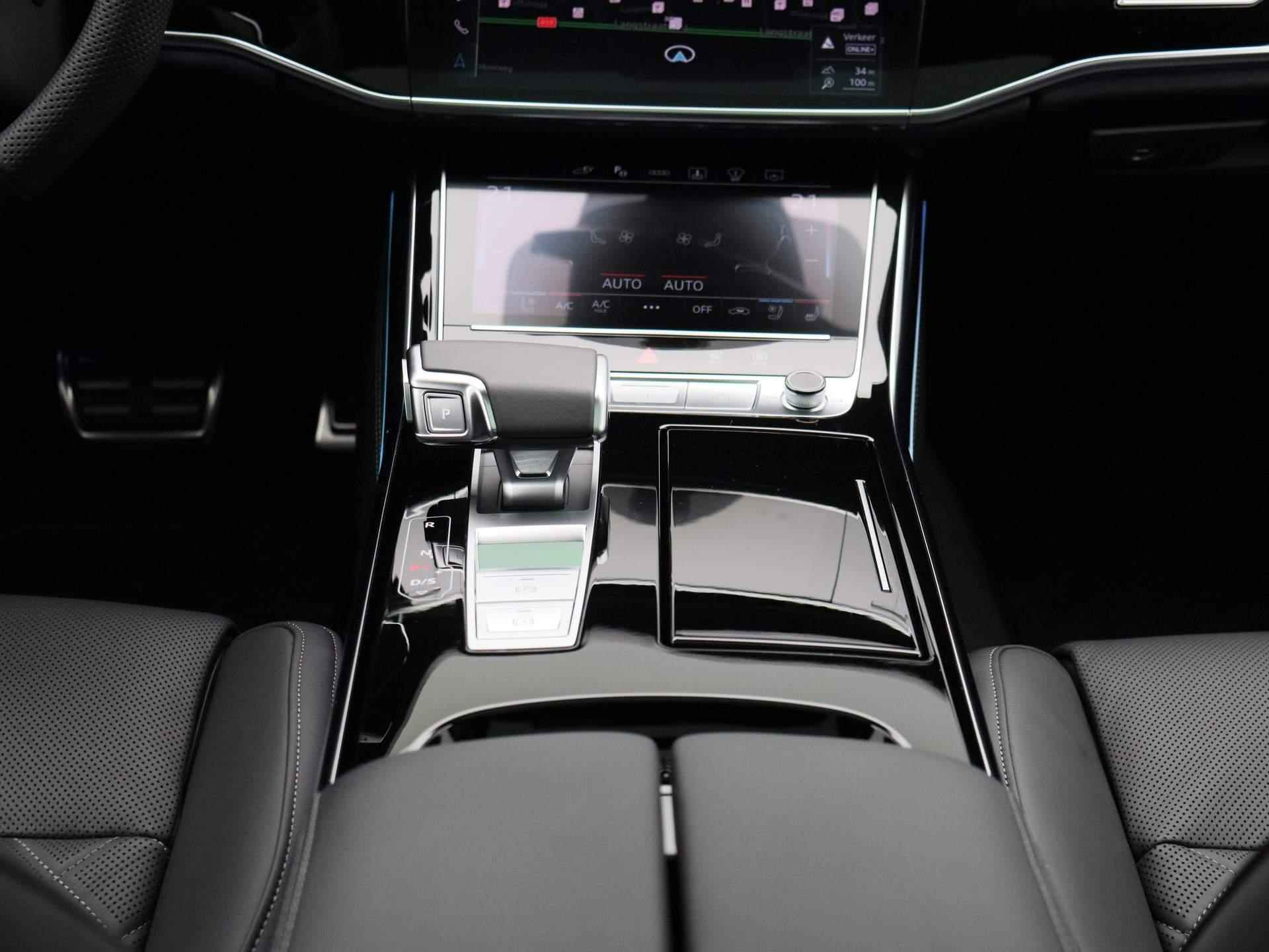 Audi A8 60 TFSI e quattro Lang 462 PK | S-line | Automaat | Navigatie | 360 Camera | Panoramadak | Adaptive Cruise Control | Luchtvering | Stoelventilatie | Stoelverwarming | Head-Up Display | HD LED Matrix | Lichtmetalen velgen | - 9/63