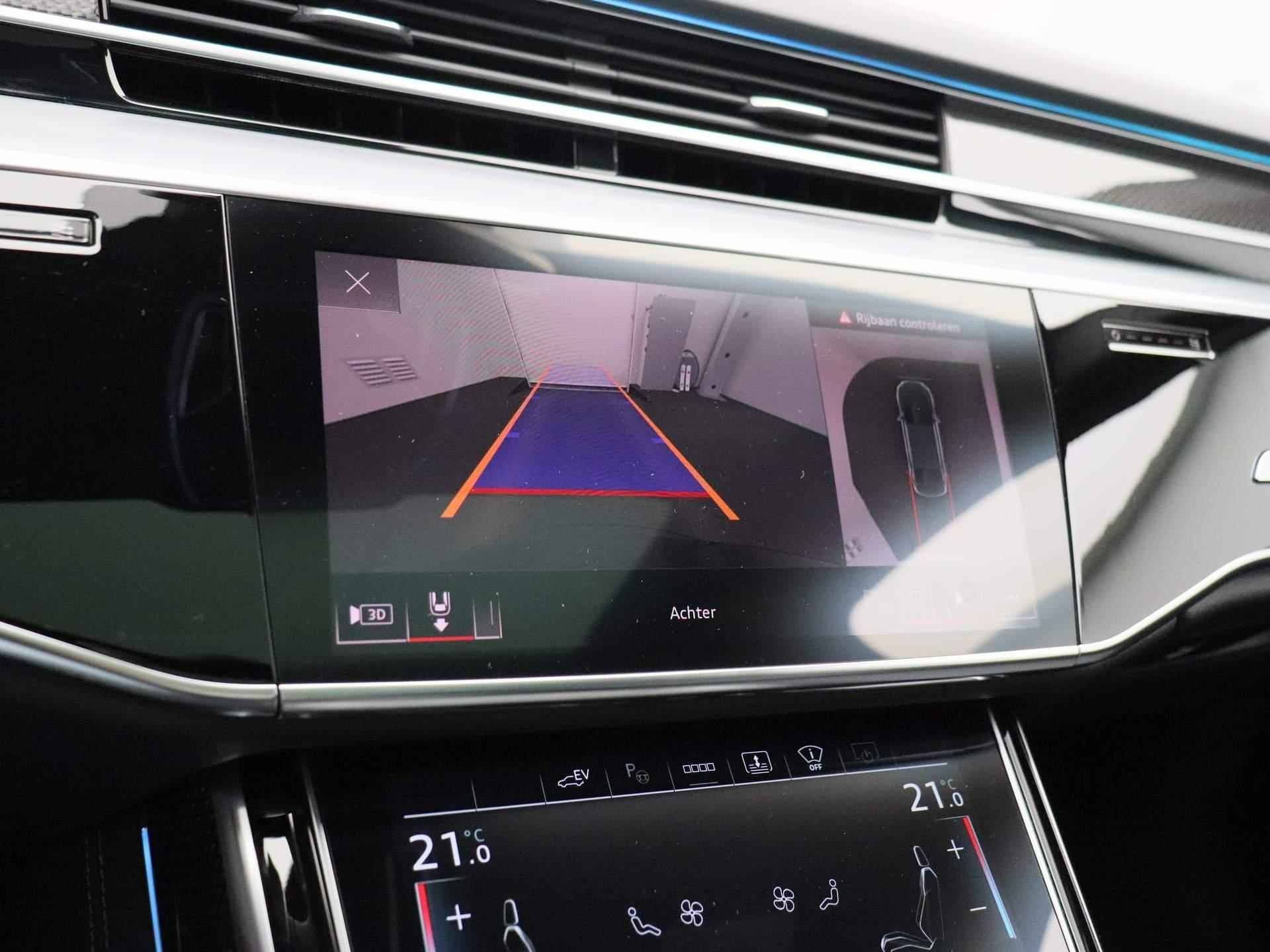 Audi A8 60 TFSI e quattro Lang 462 PK | S-line | Automaat | Navigatie | 360 Camera | Panoramadak | Adaptive Cruise Control | Luchtvering | Stoelventilatie | Stoelverwarming | Head-Up Display | HD LED Matrix | Lichtmetalen velgen | - 22/63