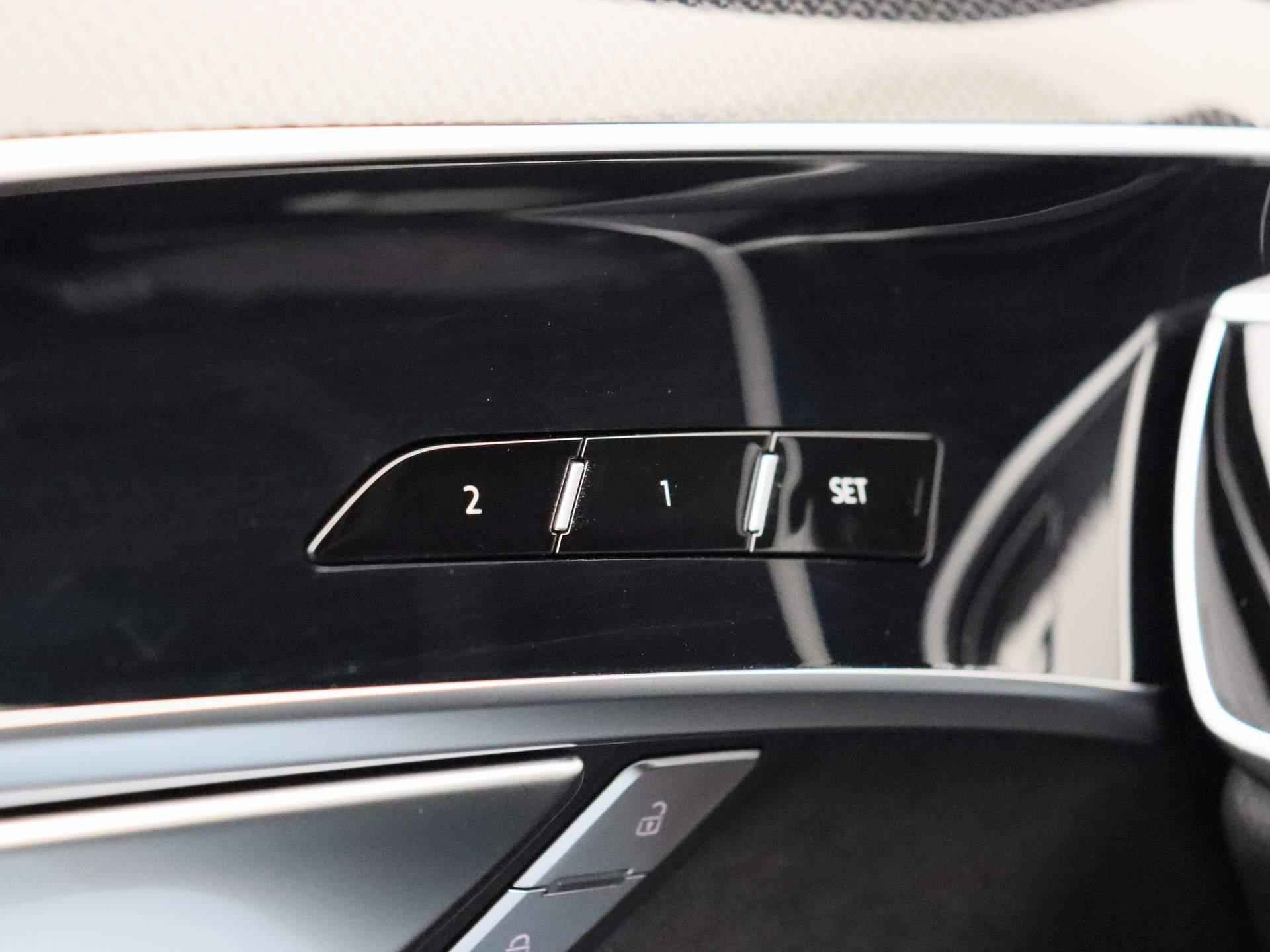 Audi A8 60 TFSI e quattro Lang 462 PK | S-line | Automaat | Navigatie | 360 Camera | Panoramadak | Adaptive Cruise Control | Luchtvering | Stoelventilatie | Stoelverwarming | Head-Up Display | HD LED Matrix | Lichtmetalen velgen | - 33/63