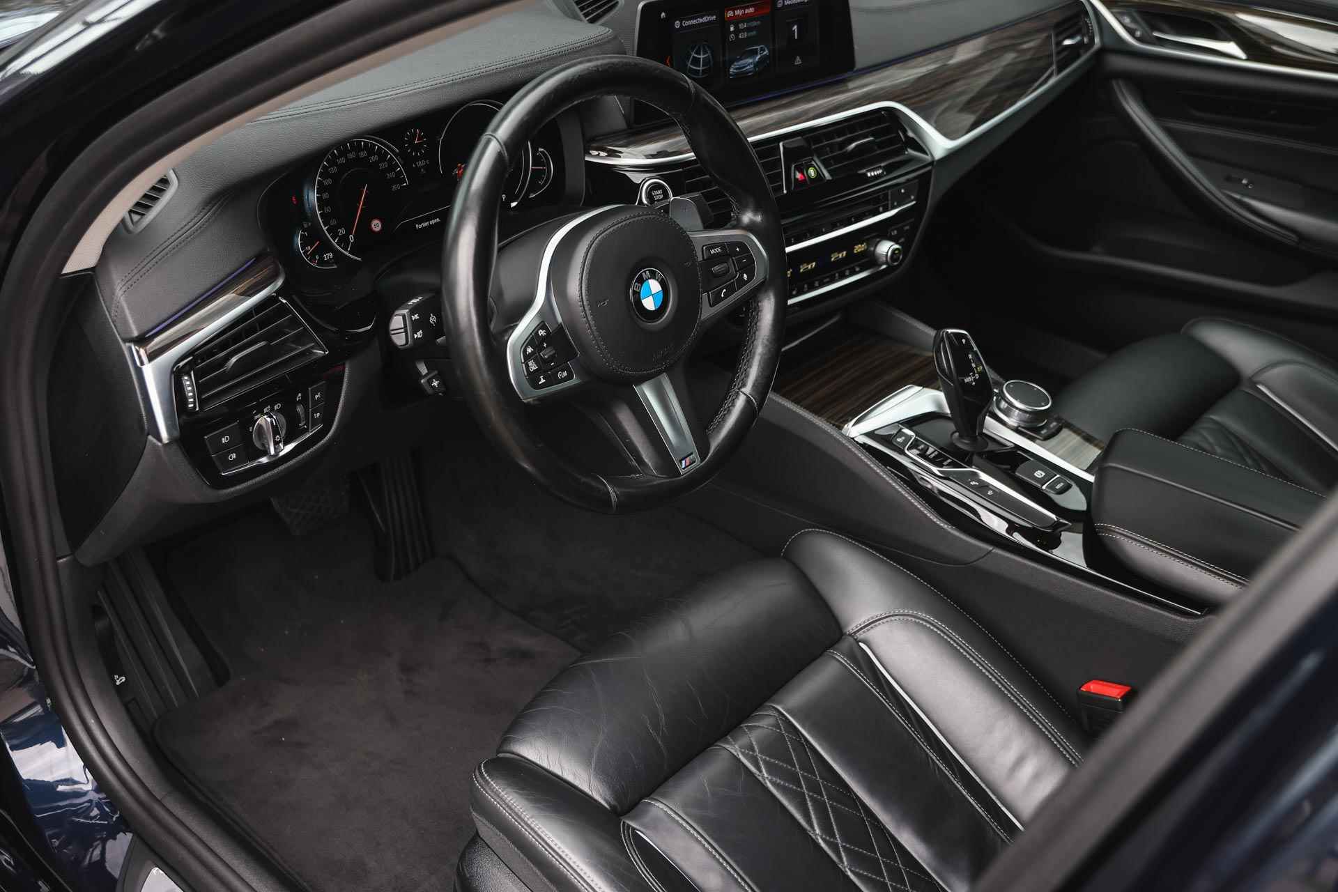 BMW 5 Serie 540i High Executive Luxury Line Automaat / Adaptieve LED / Parking Assistant Plus / Comfort Access / Gesture Control / Head-Up / Comfortstoelen / Navigatie Professional - 9/34