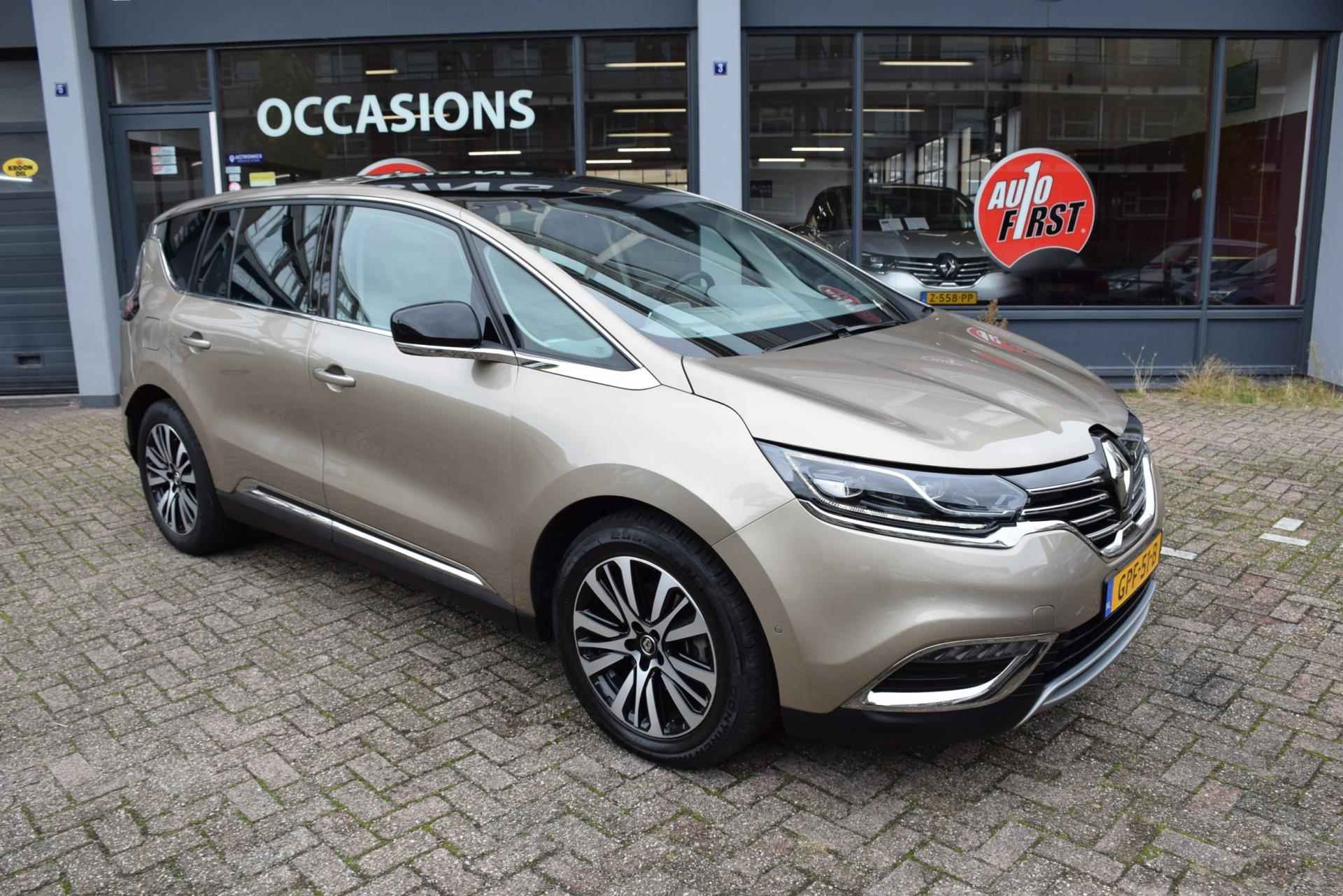 Renault ESPACE 1.6 TCe Initiale Paris 5p. Led, Leer ,Automaat , Pano dak, , PDC, Achteruitrij Camera, Sfeer verl. inparkeerhulp. - 16/85