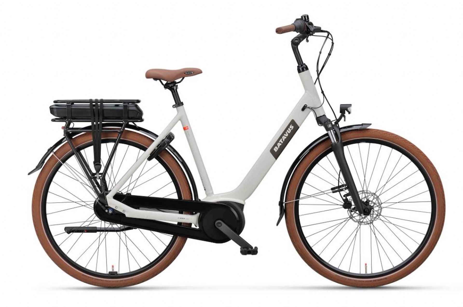 Batavus Altura E-Go BES3 Dli56 N7 Elektrische Stadsfietsen lichtgrijs ma - 1/1