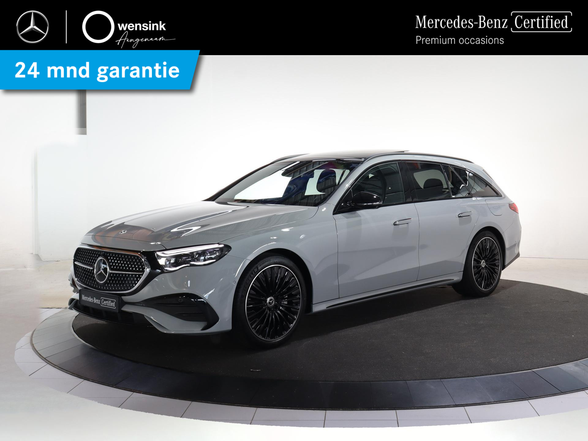 Mercedes-Benz E-klasse Estate 300 e AMG Line | Rij assistentie plus | Panoramadak | Luchtvering | Superscreen | Night pakket | Winter pakket |